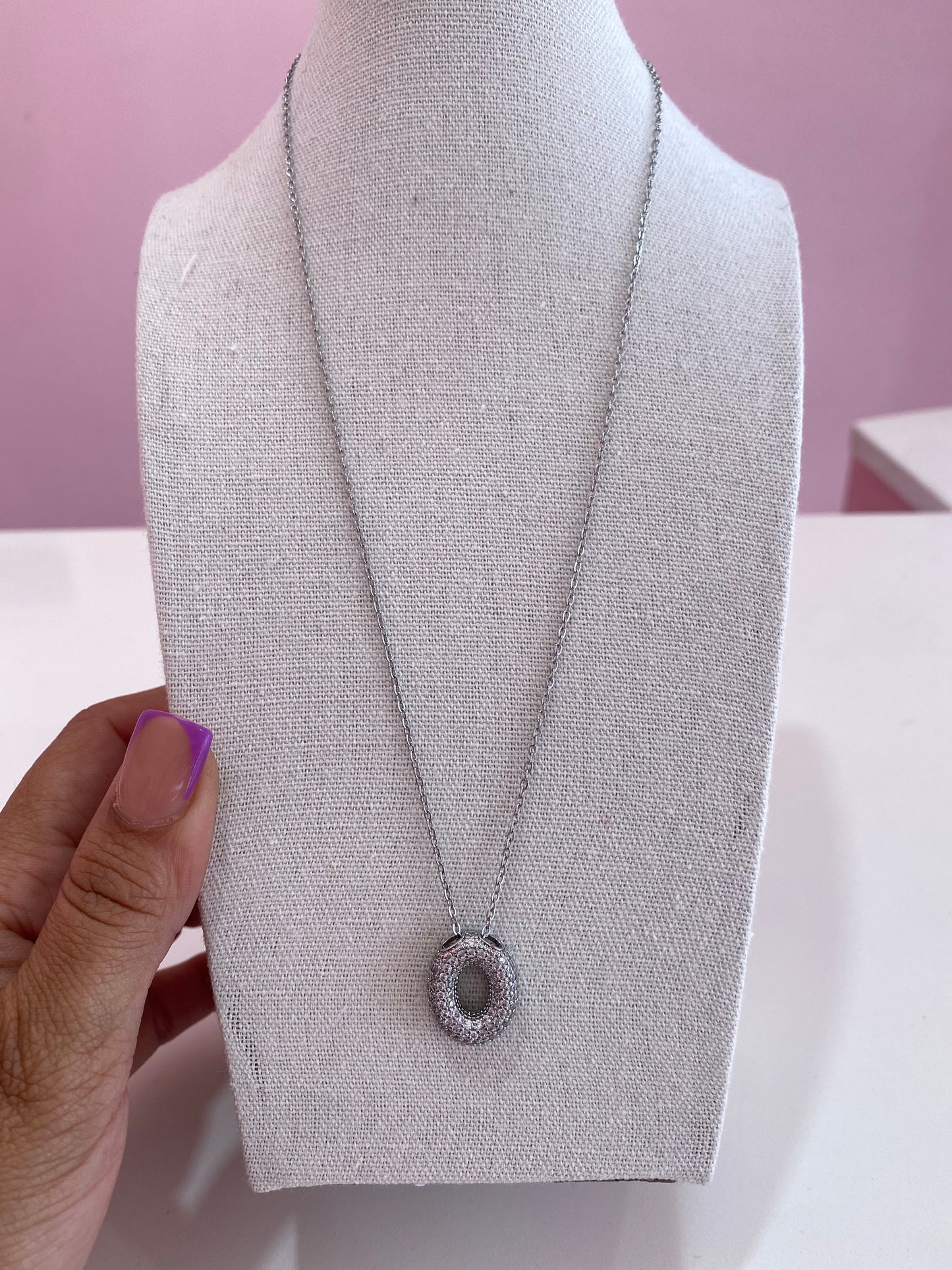 Cadena letra de cobre