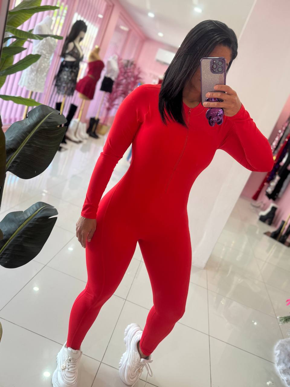 Jumpsuit zipper Skinny (espalda descubierta) sport
