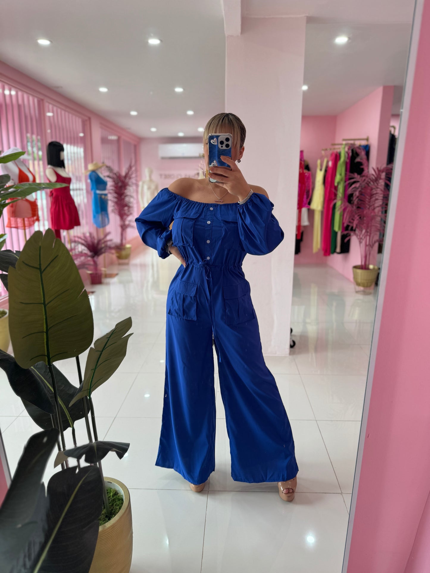 Off Shoulder Jumpsuit