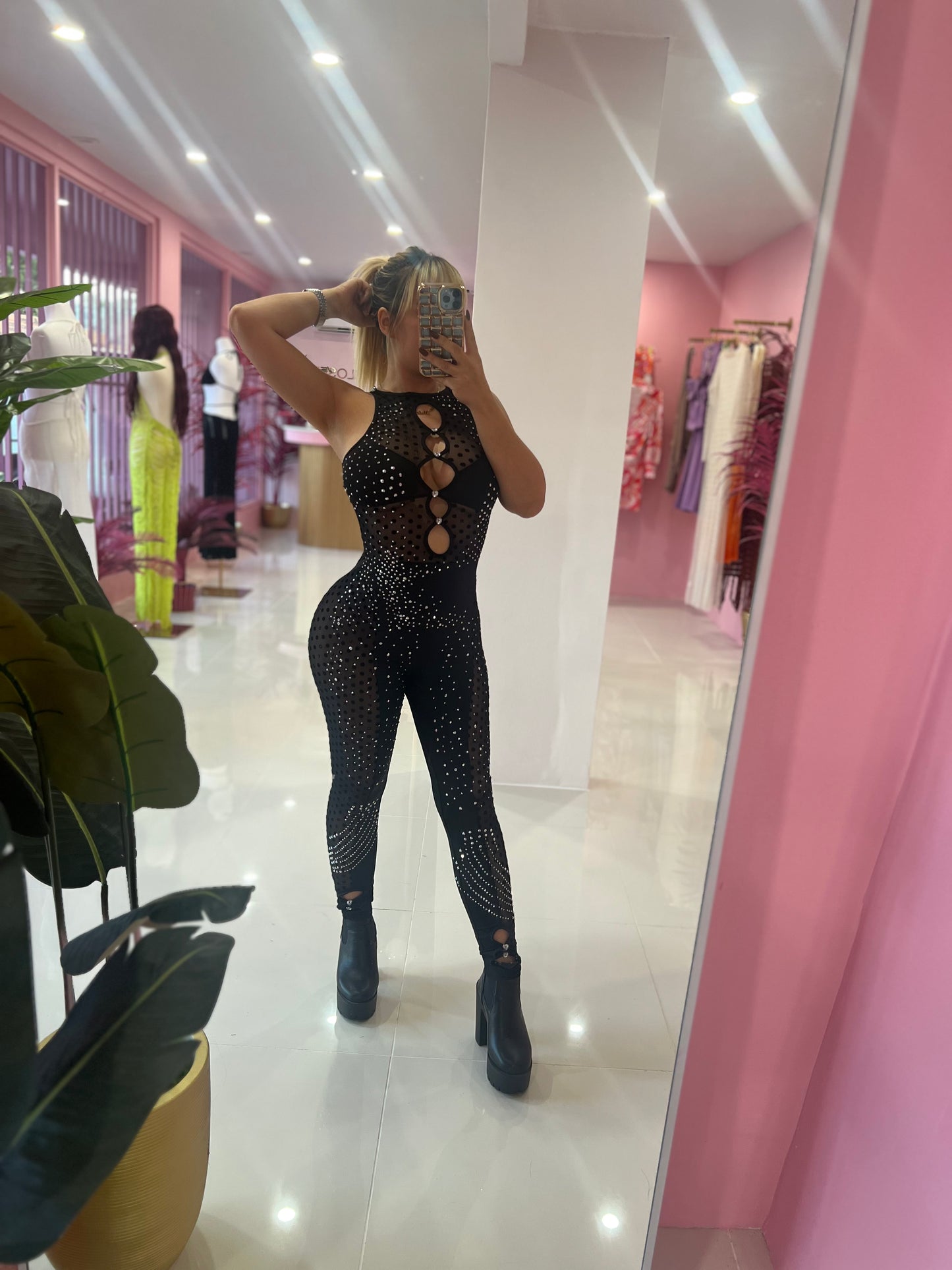 Jumpsuit Rhinestones
