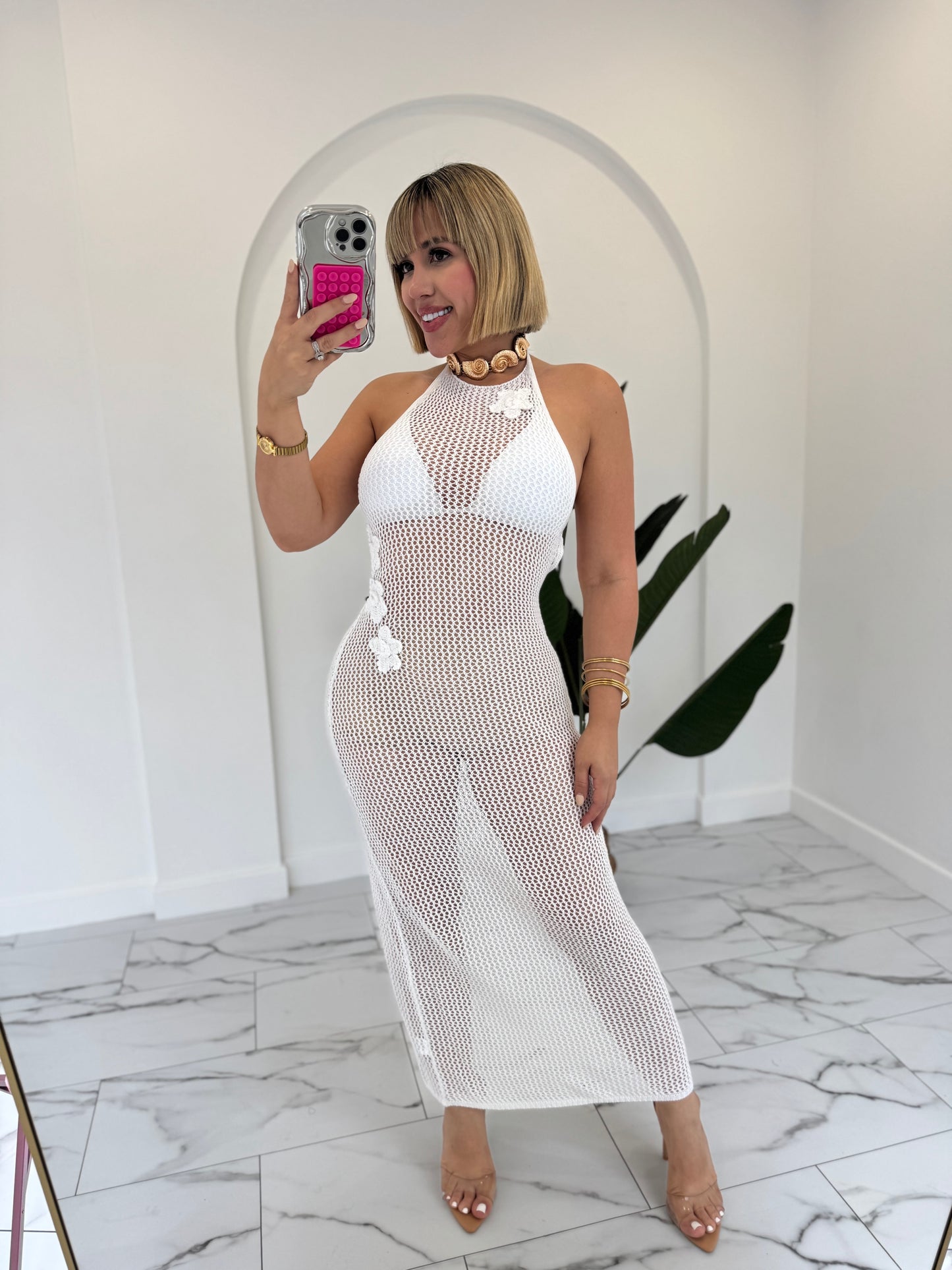 Maxi dress crochet