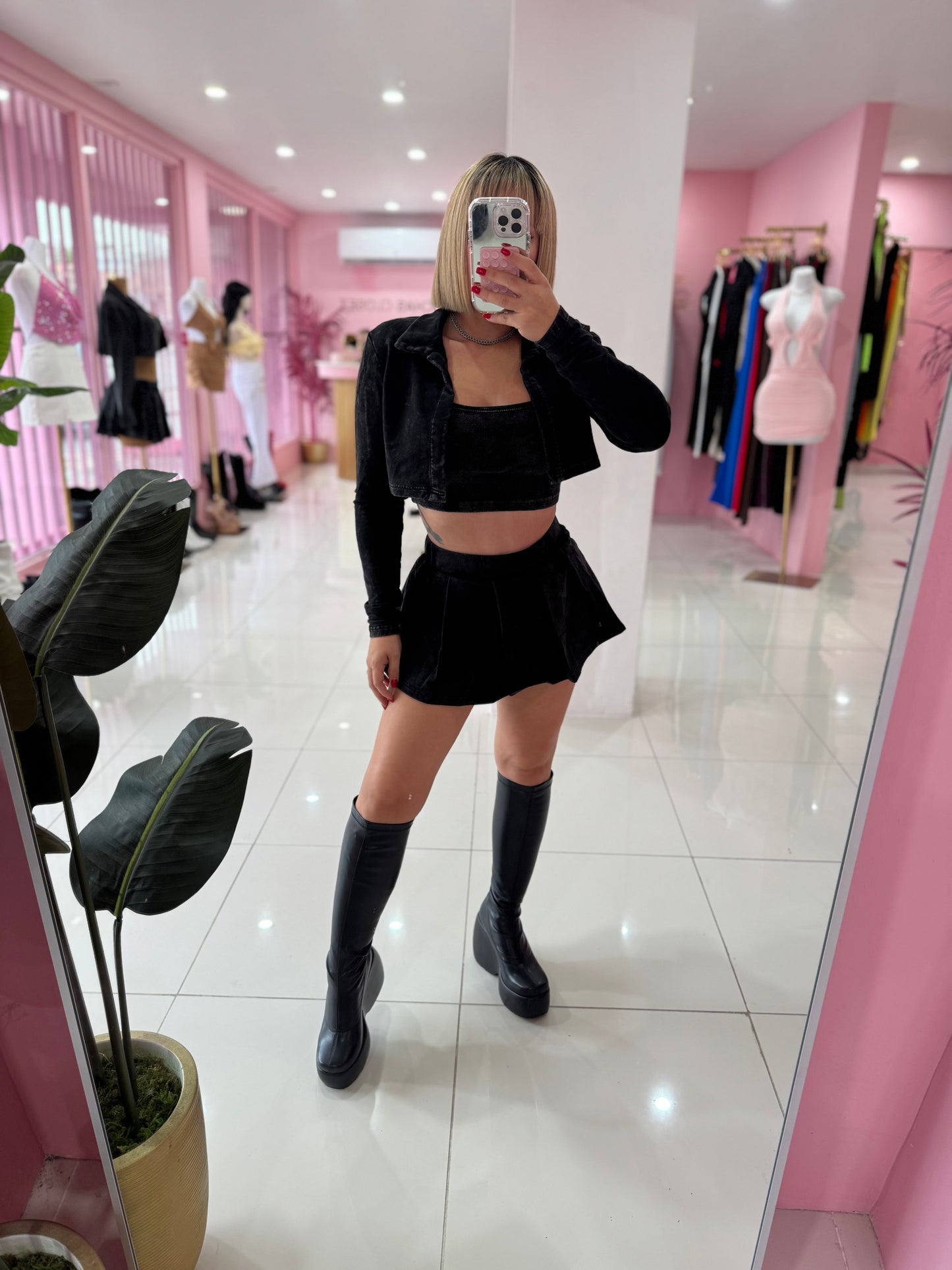 Marmol Skort Jacket Set (3 piezas)