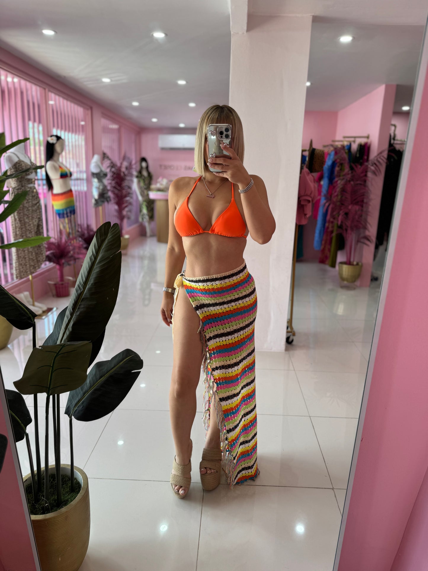 Crochet Colors Maxi Skirt