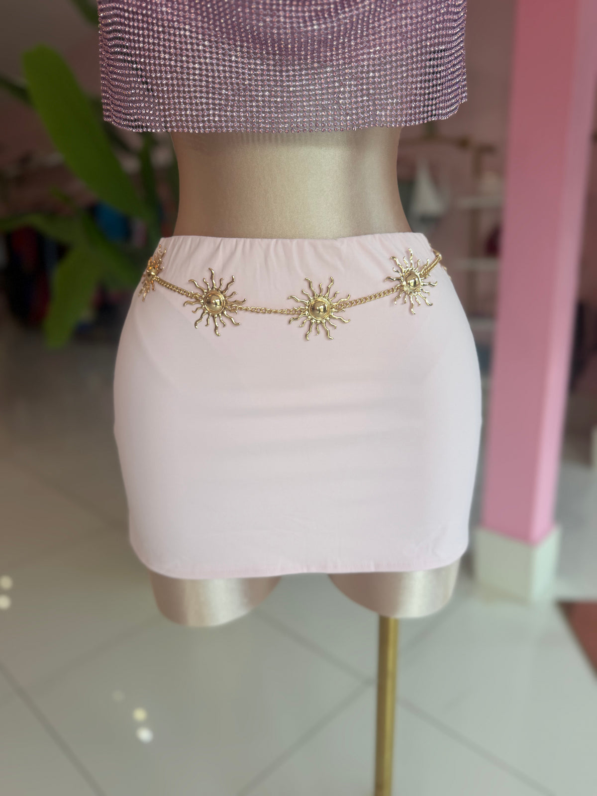 Mini pink Skort