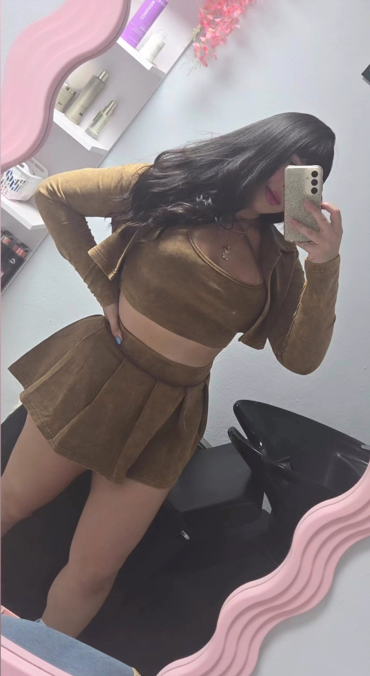 Marmol Skort Jacket Set (3 piezas)