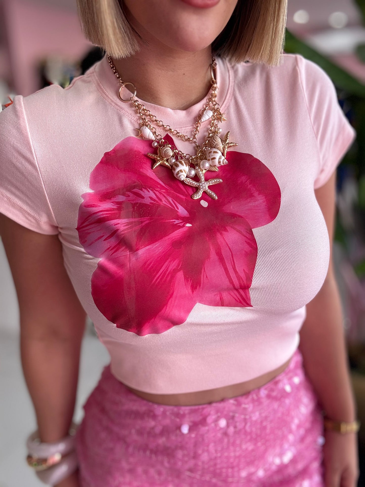 Flower basic Tshirt