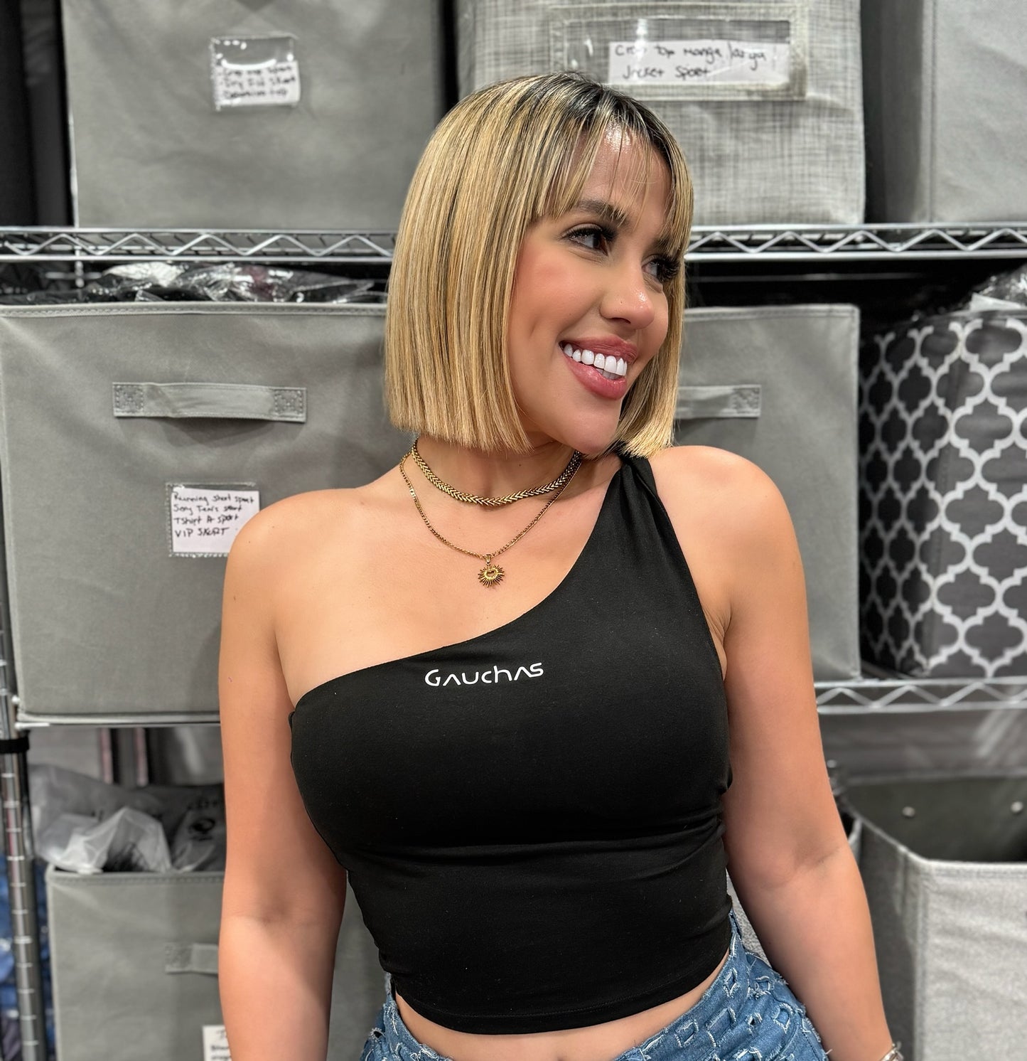 One Shoulder Sport Top