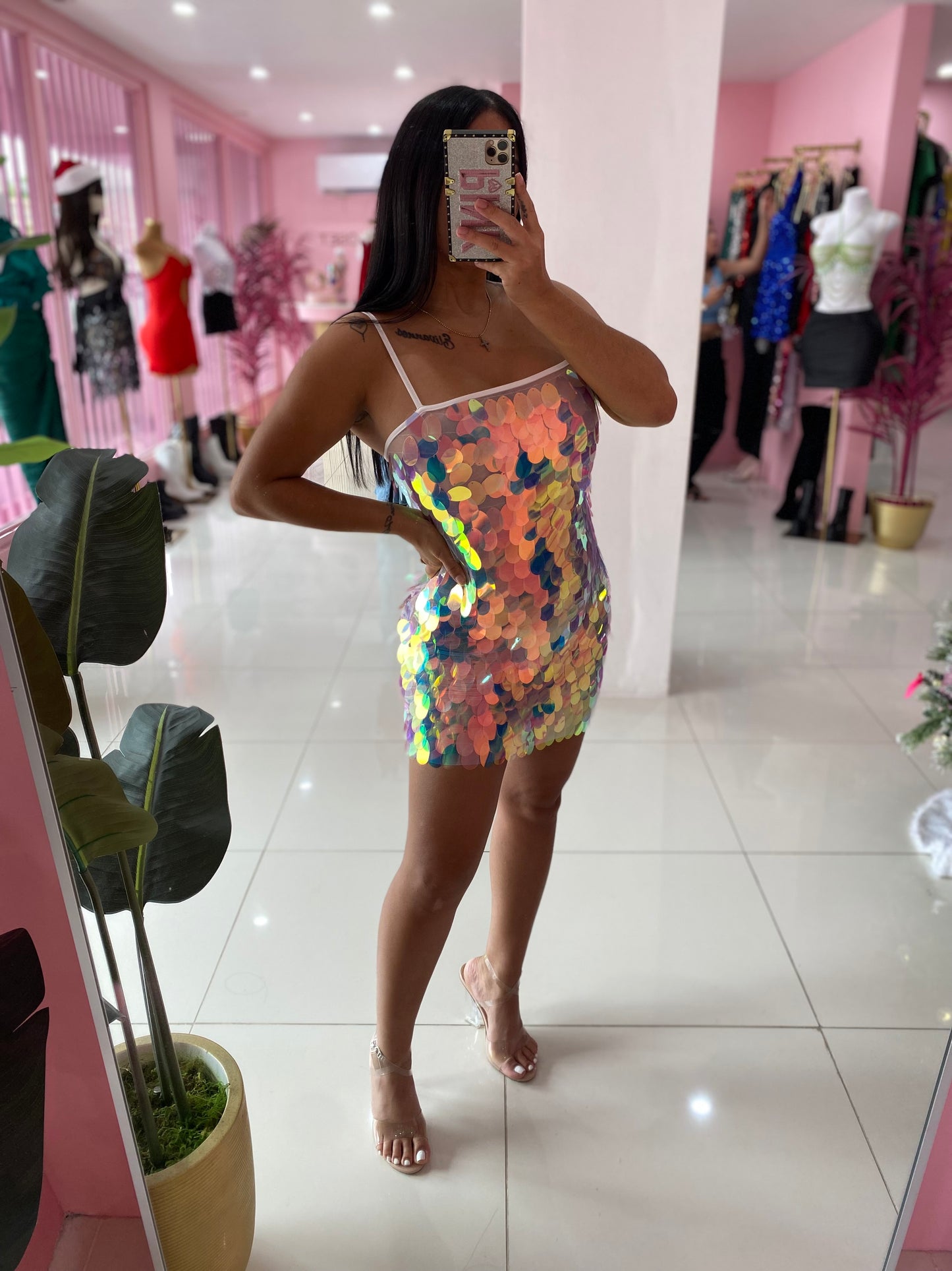 Sirena fiesta Dress (No estira)