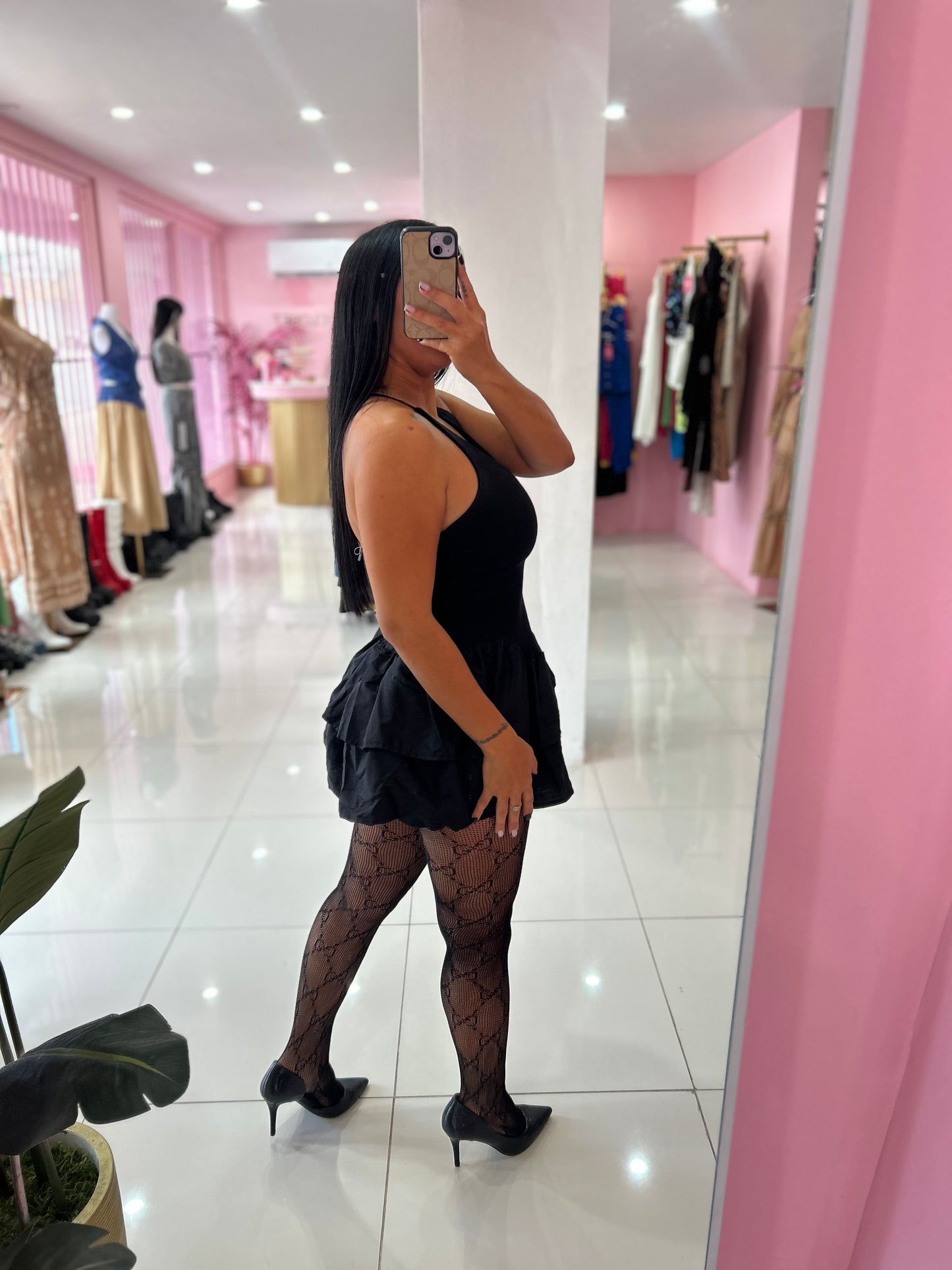 Coquette mini dress