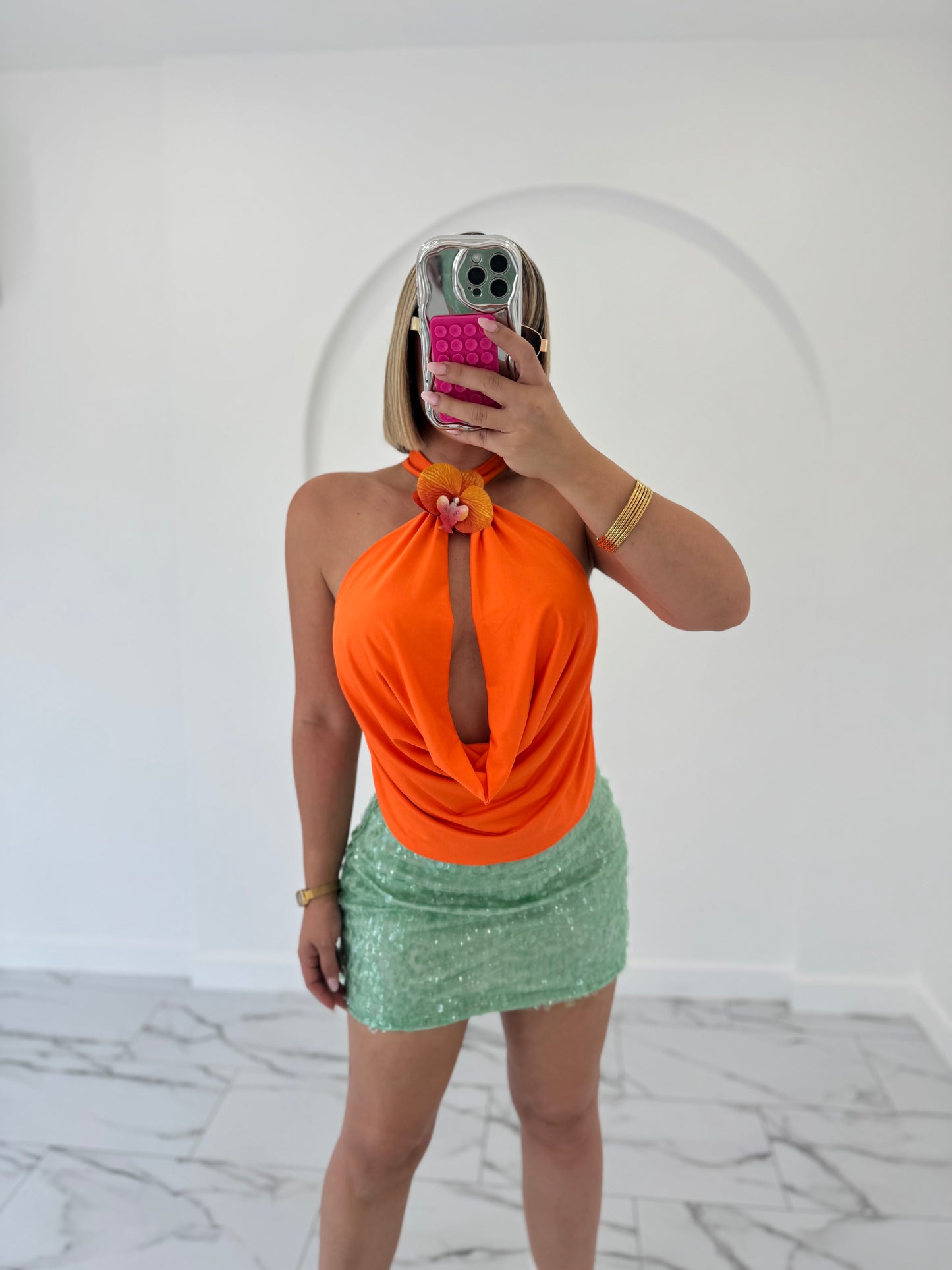 Orquidea Halter Top