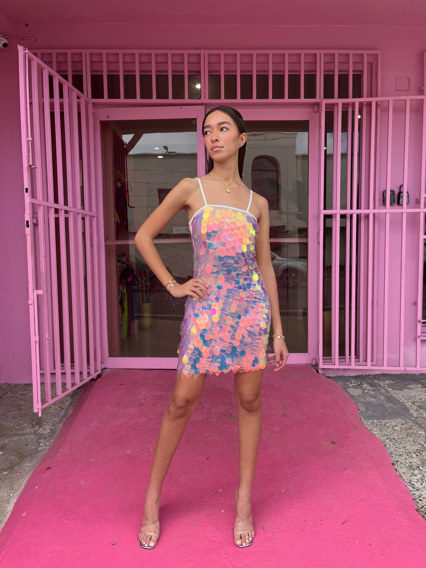 Sirena fiesta Dress (No estira)