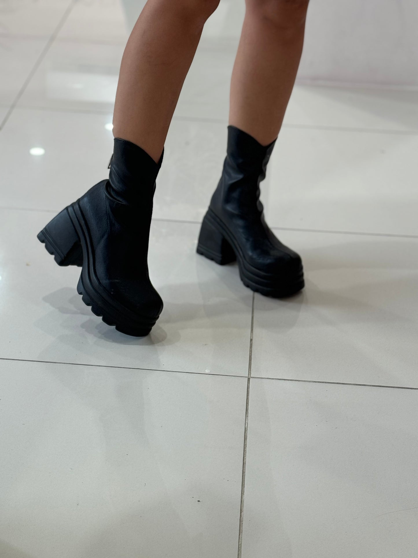 Leather Sock Plataforma