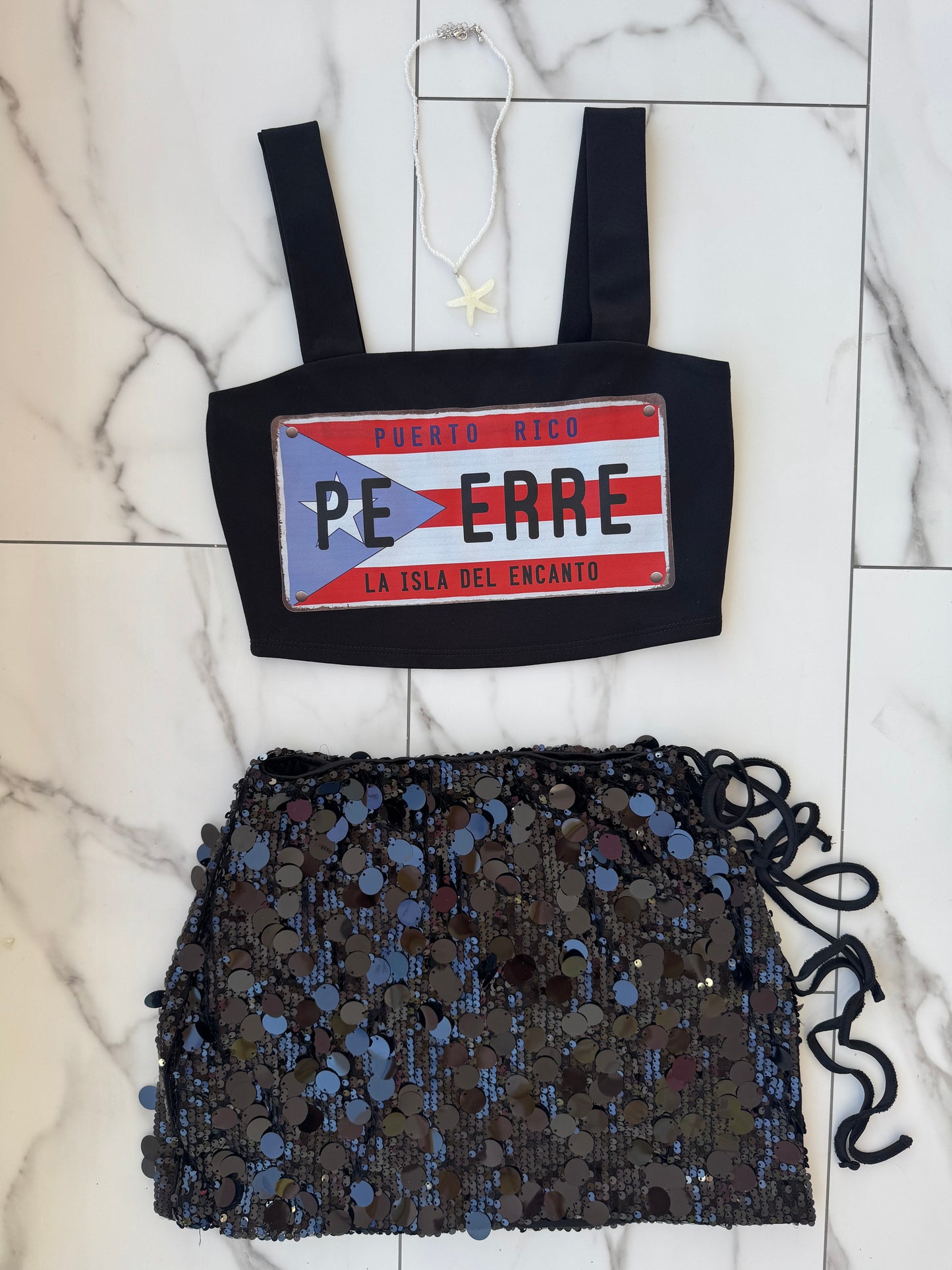 Amarradita Sequins Skirt