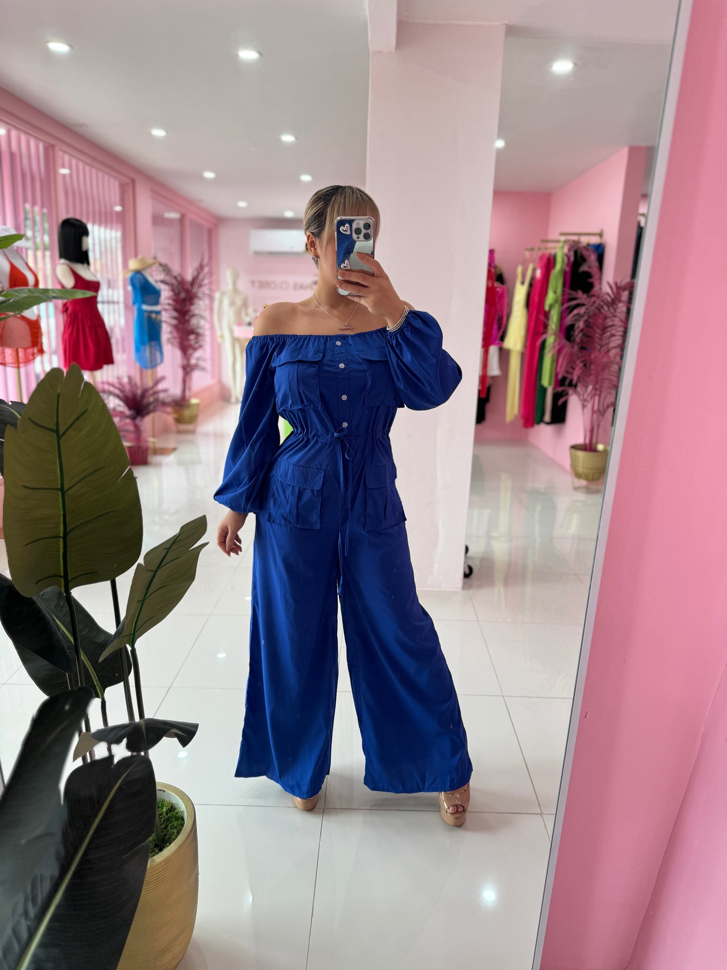 Off Shoulder Jumpsuit