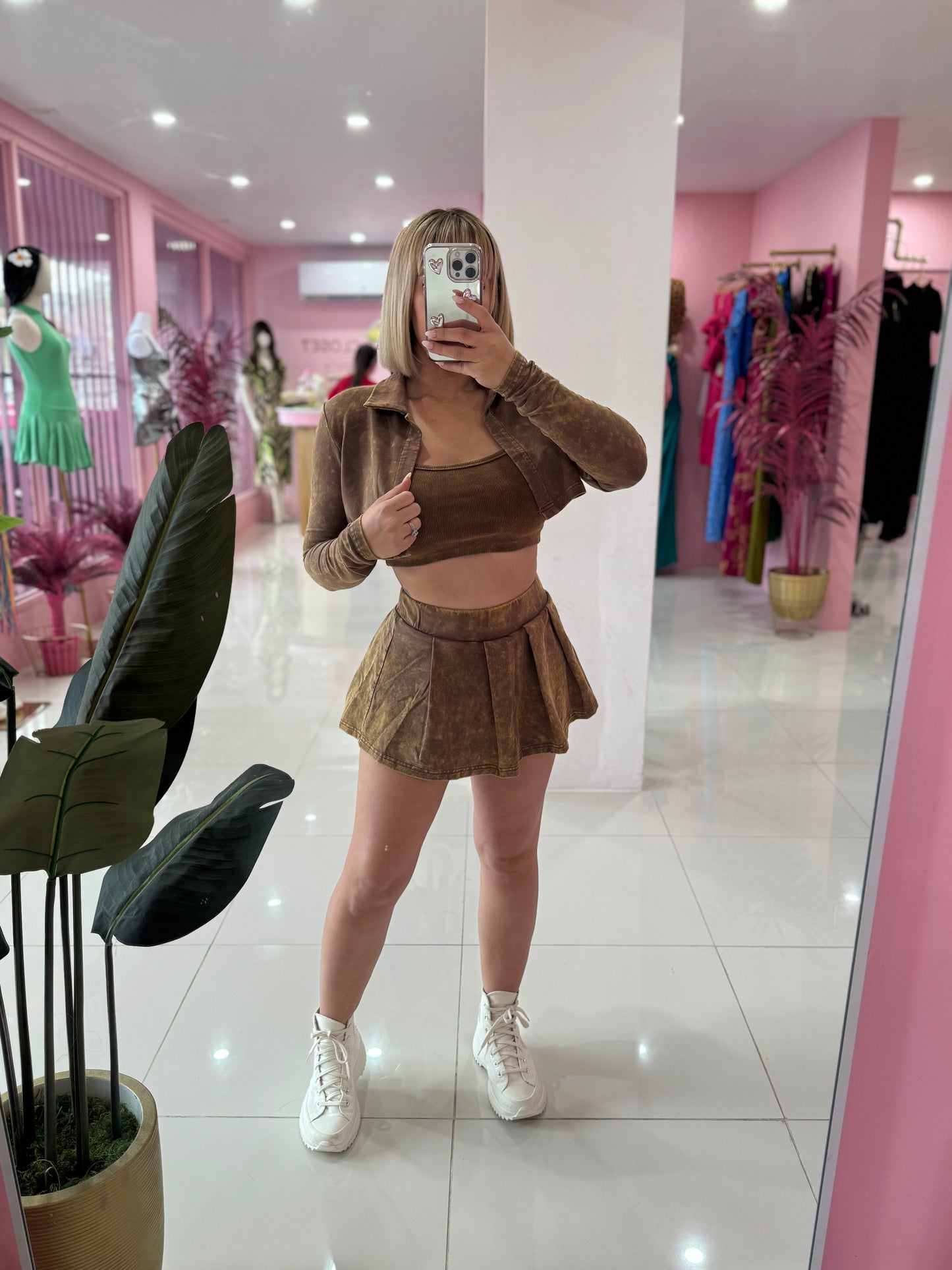 Marmol Skort Jacket Set (3 piezas)