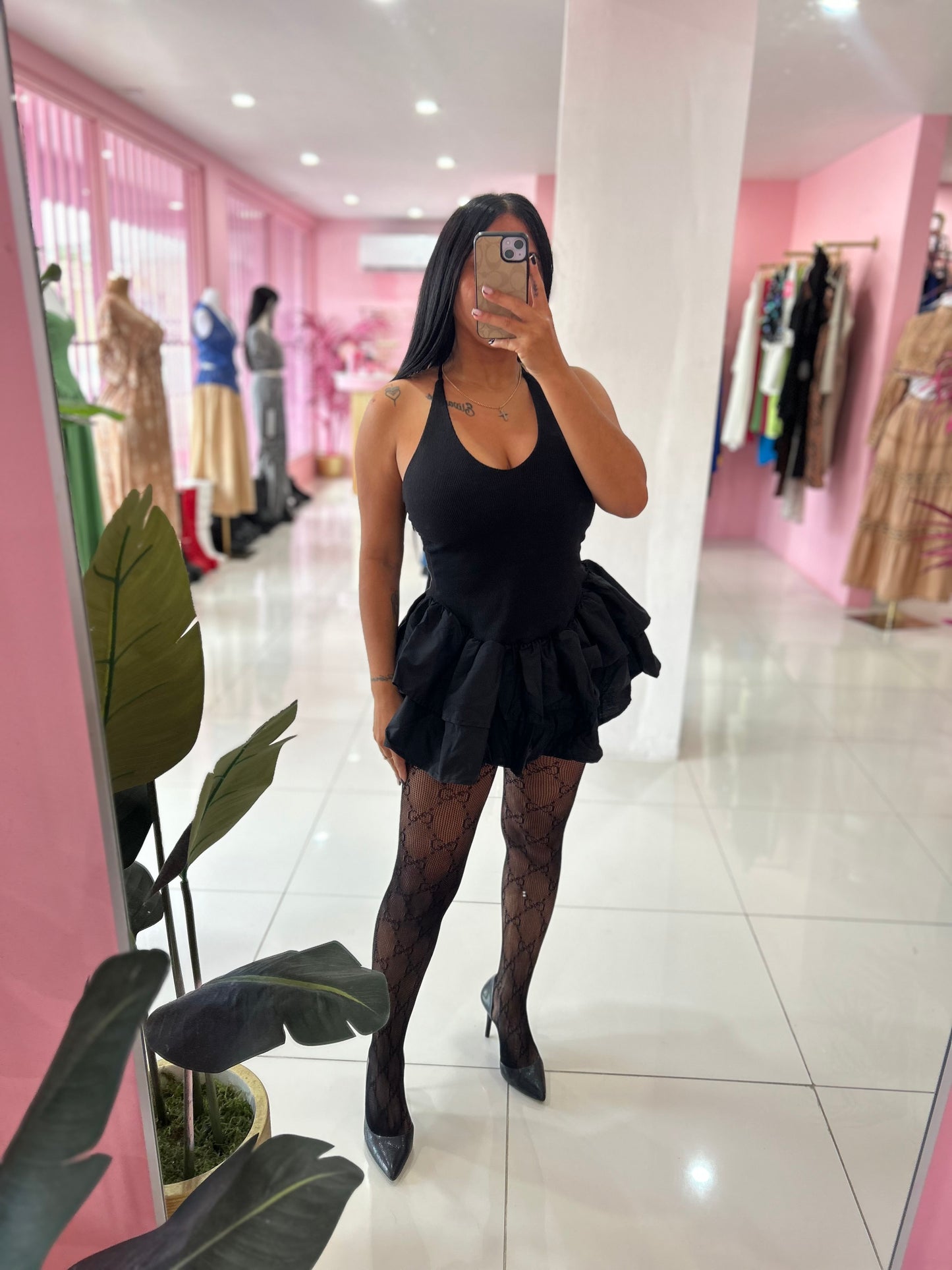 Coquette mini dress