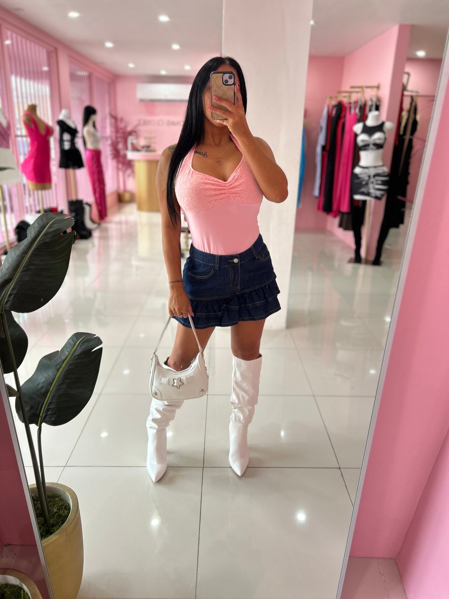 Pink Courtz Top