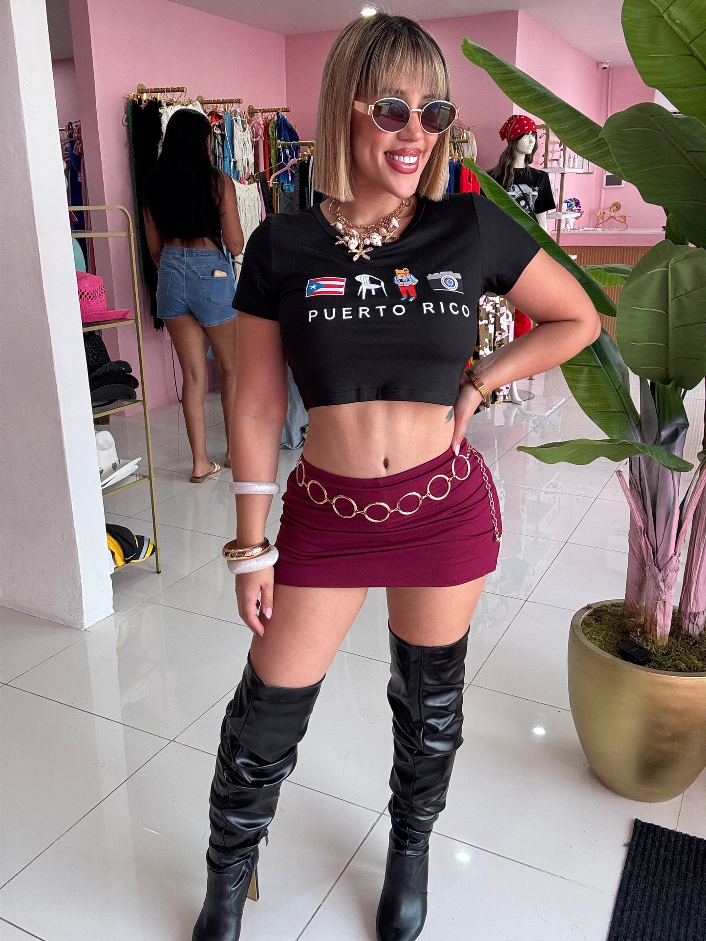Bb DTMF crop top