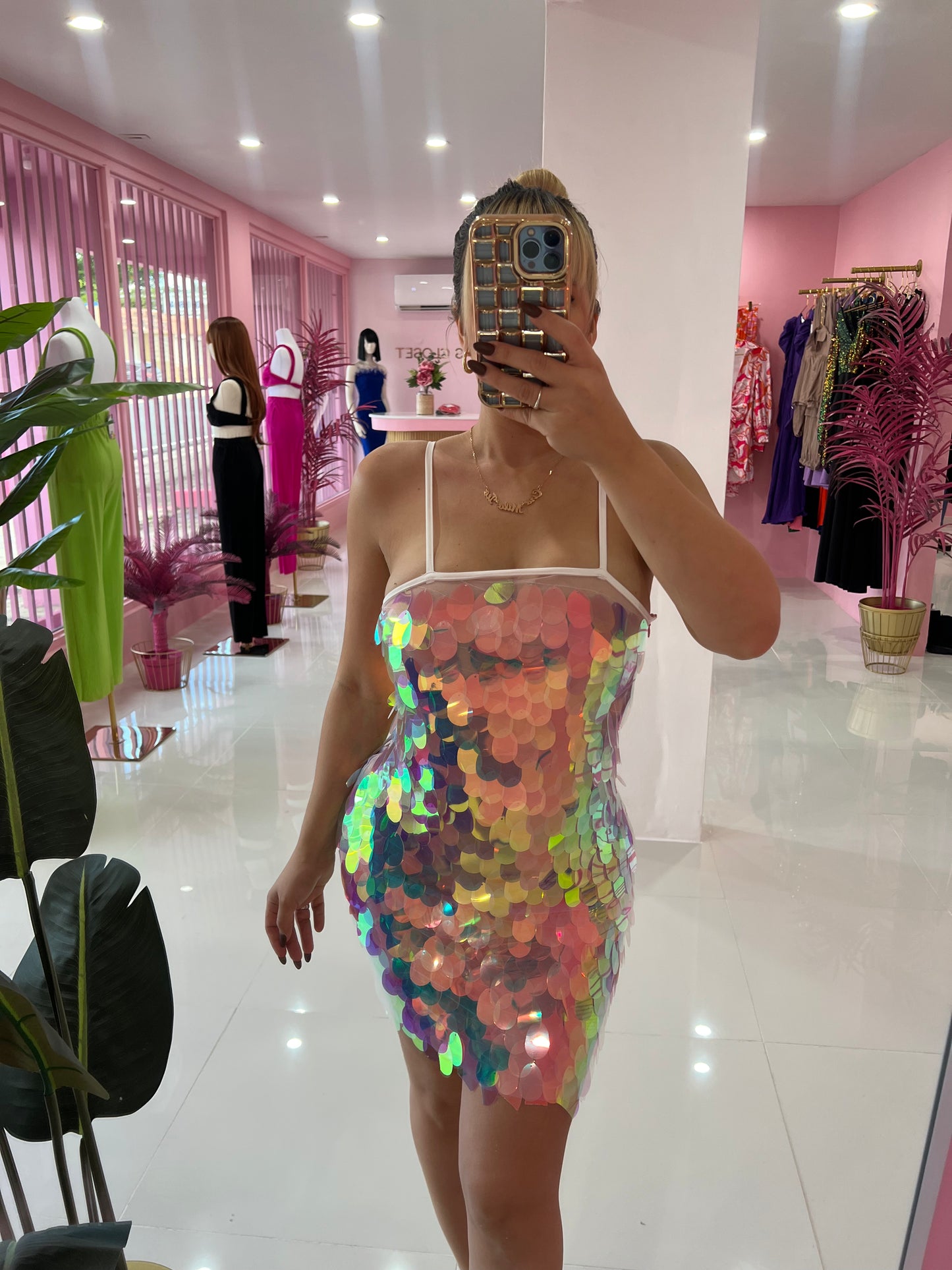 Sirena fiesta Dress (No estira)