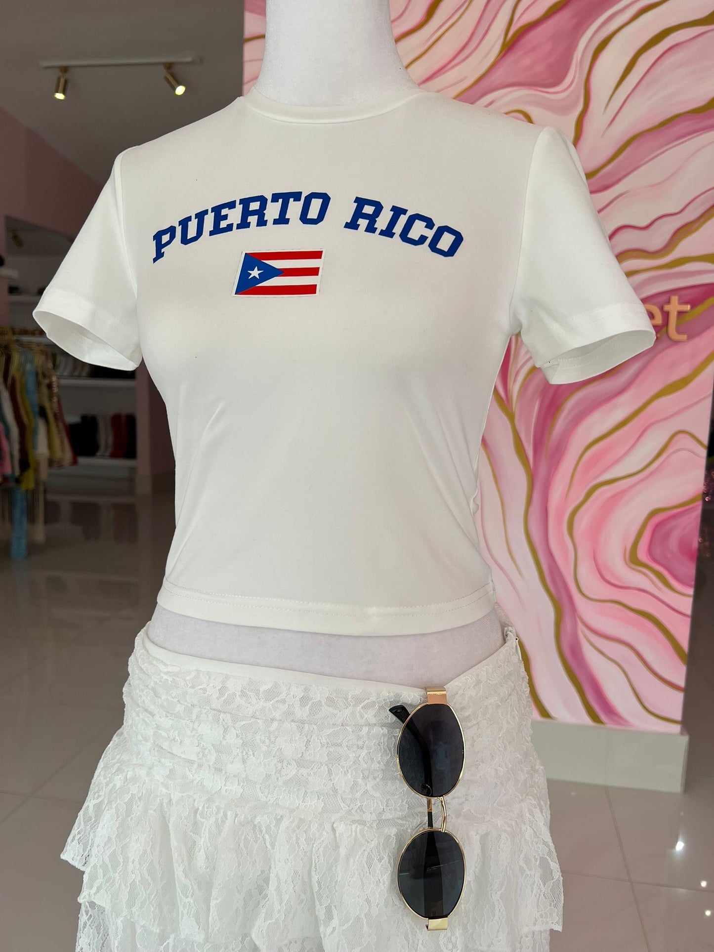 Blue PR basic top