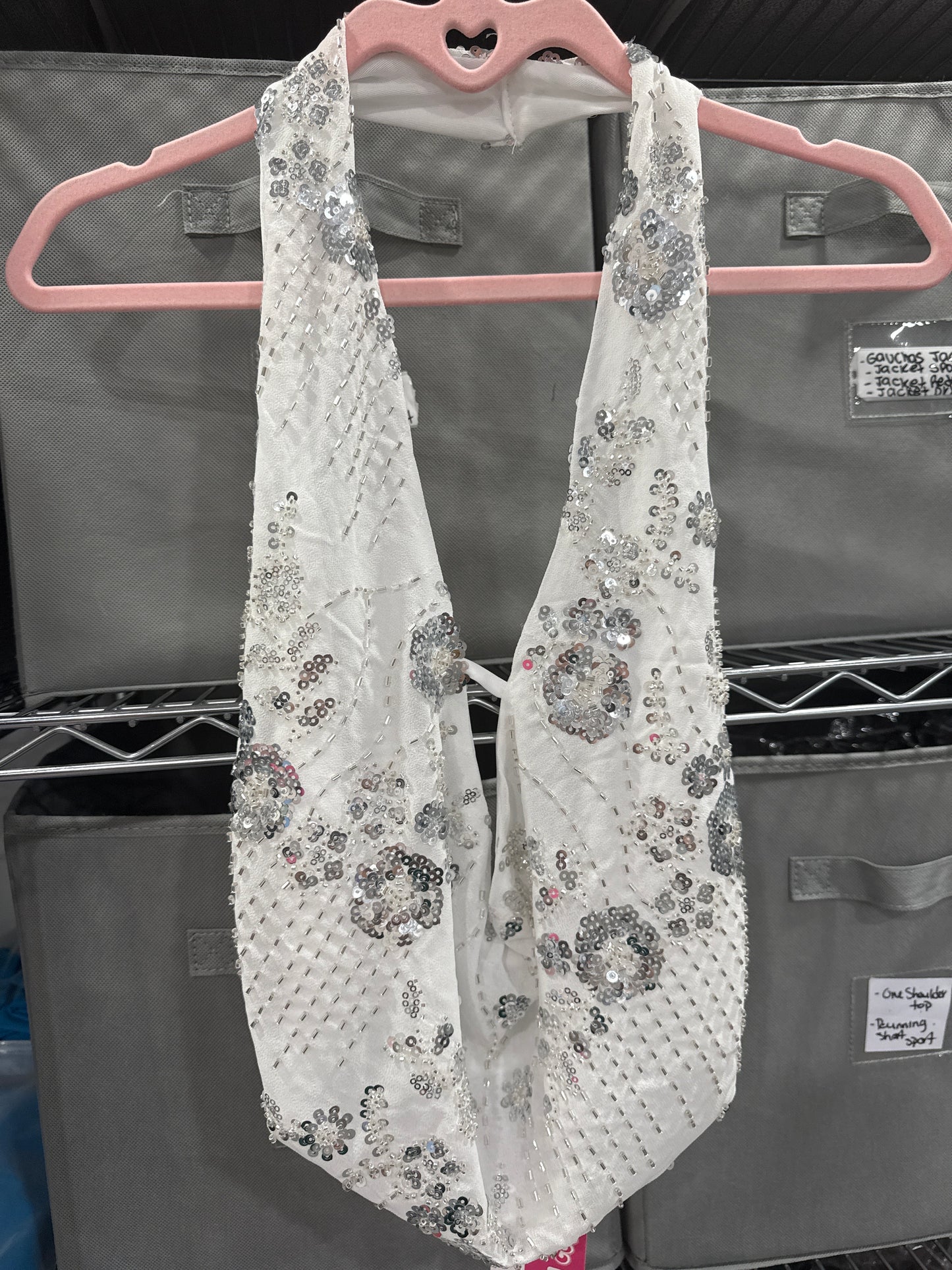 Fancy Sequins Halter top