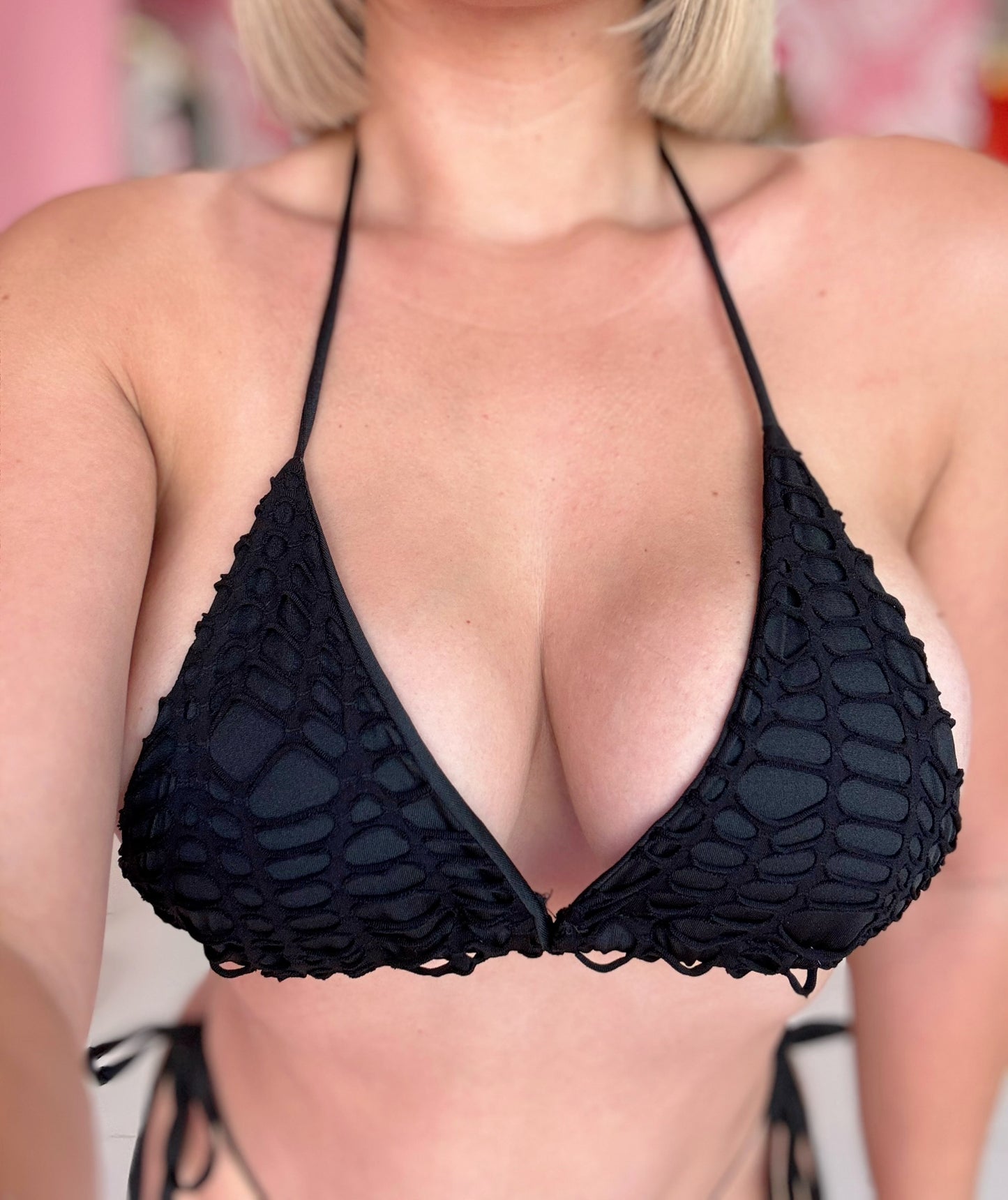 Black Bikini Dress Set