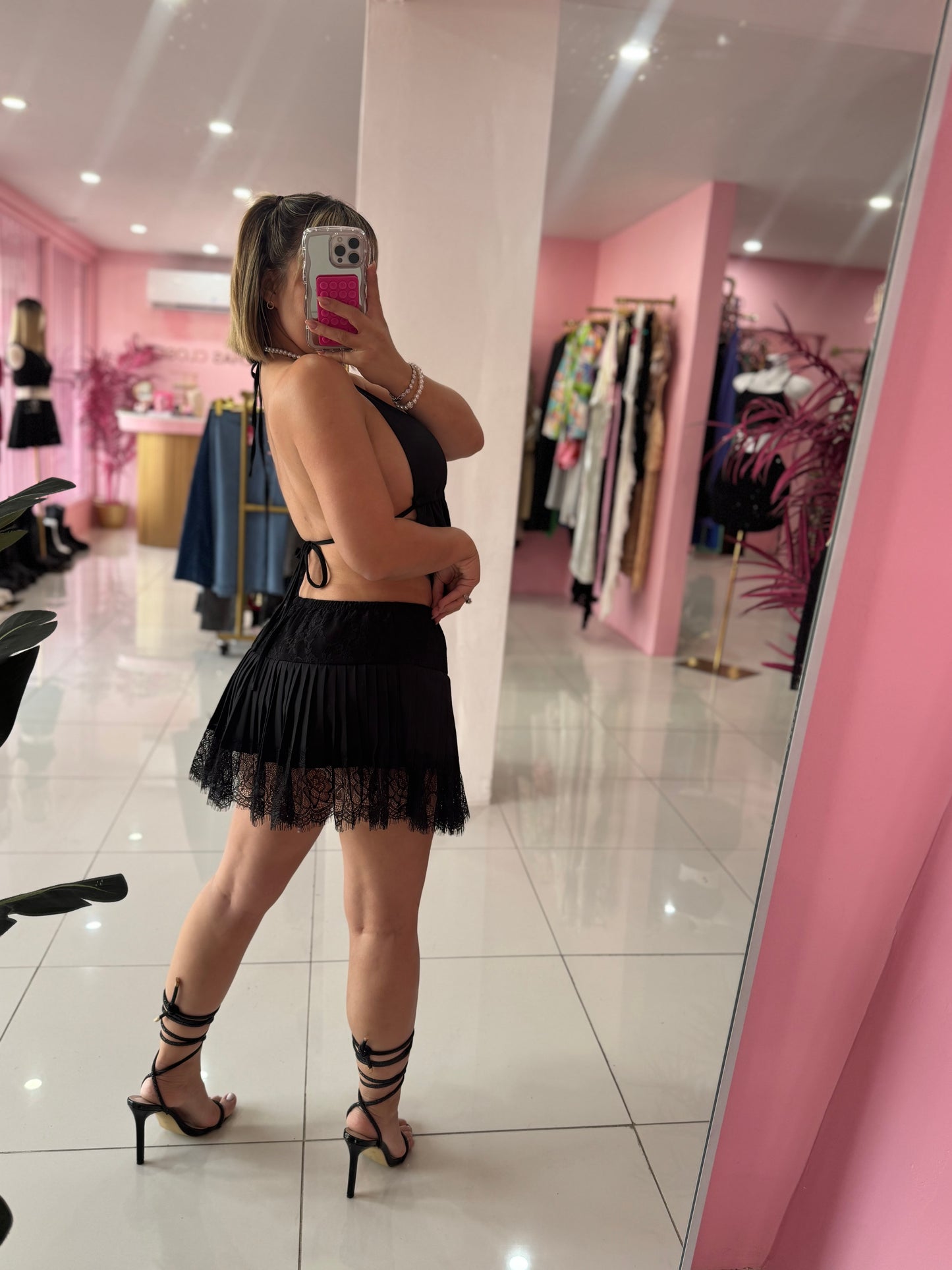 Tenis encaje skort