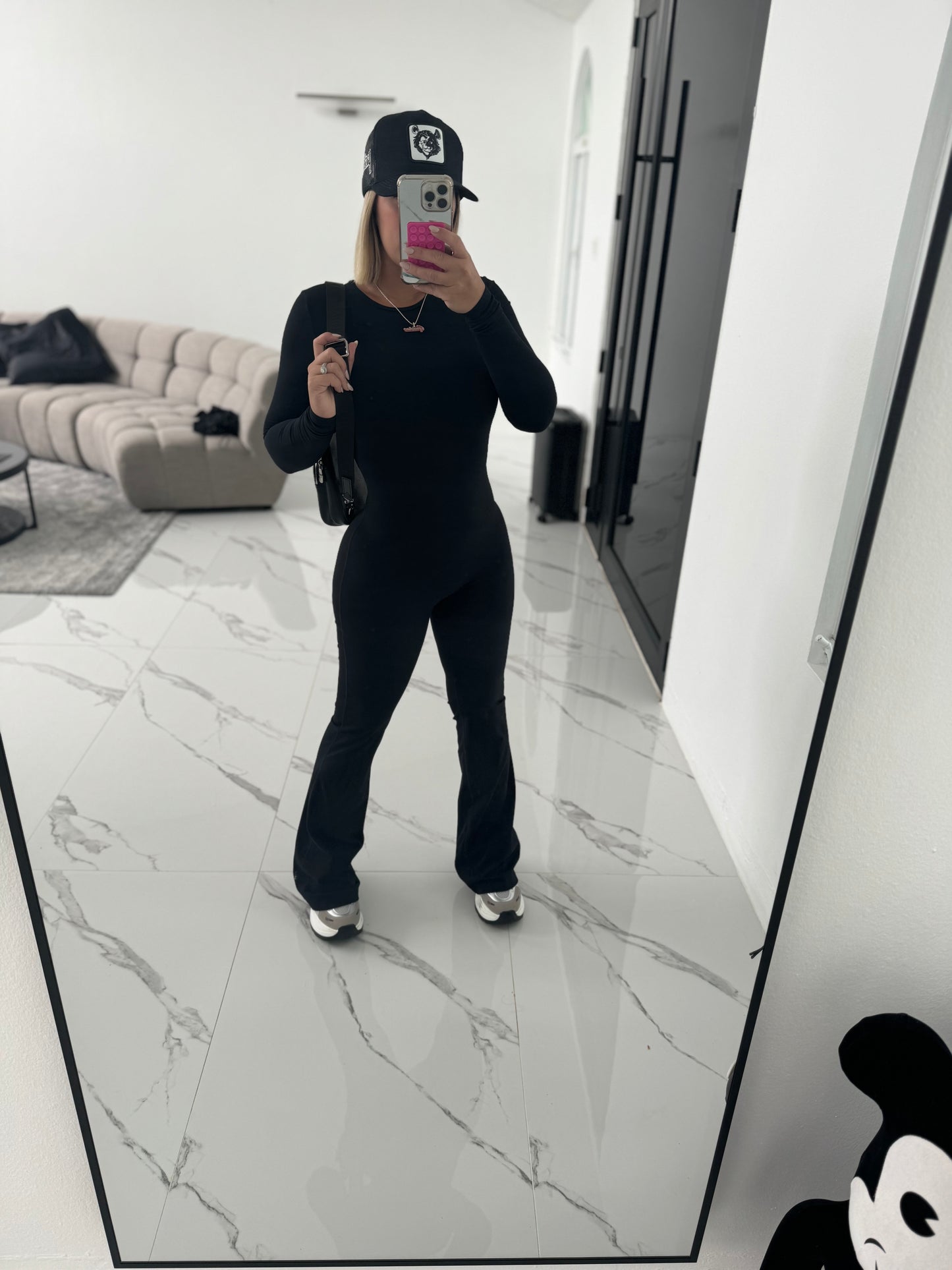 Jumpsuit espalda descubierta Palazzo (Manga Larga)sport