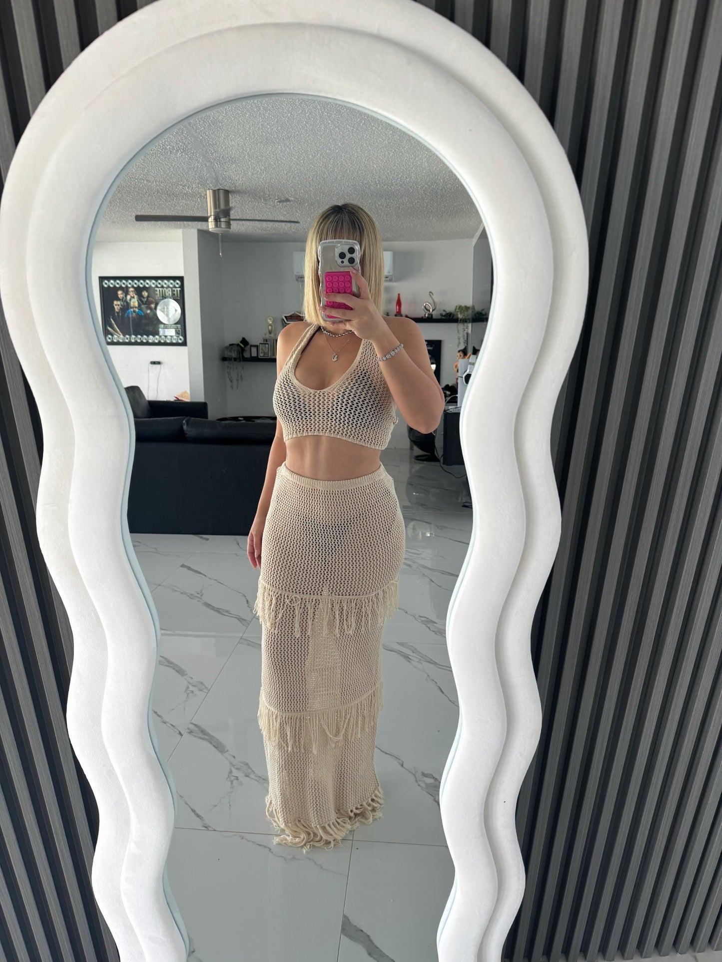 Crochet Nude Set