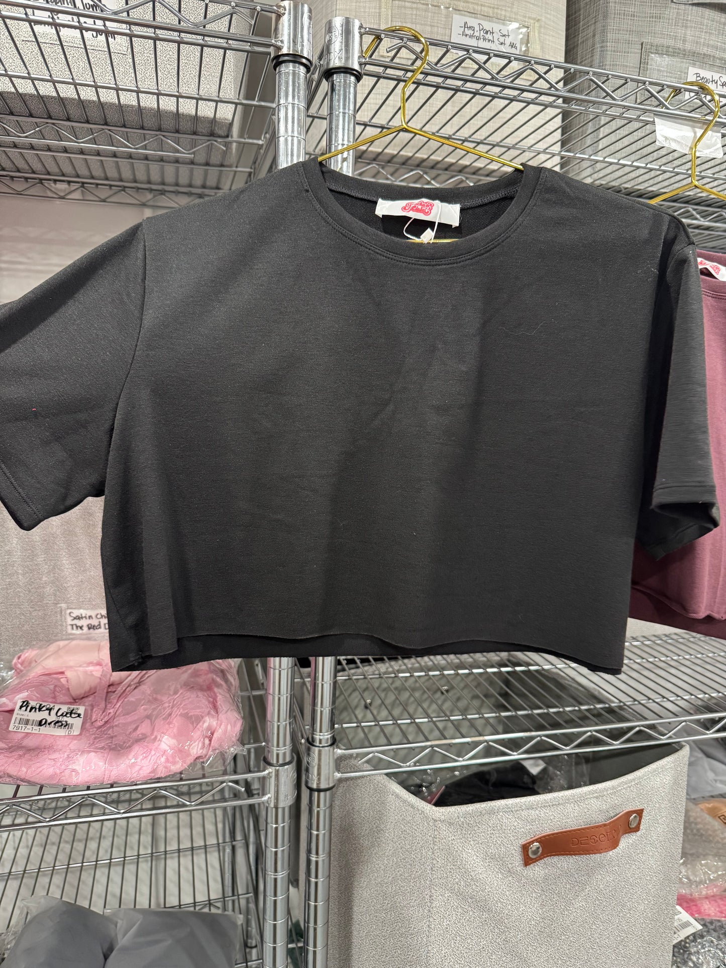 Tshirt Crop Top Oversize