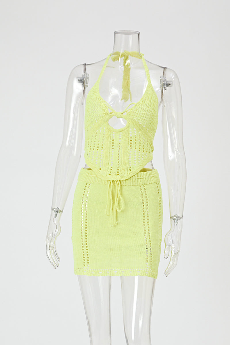 Crochet Yellow set