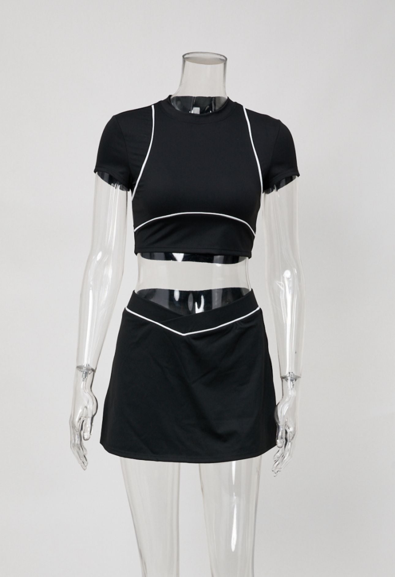 Crop skort set