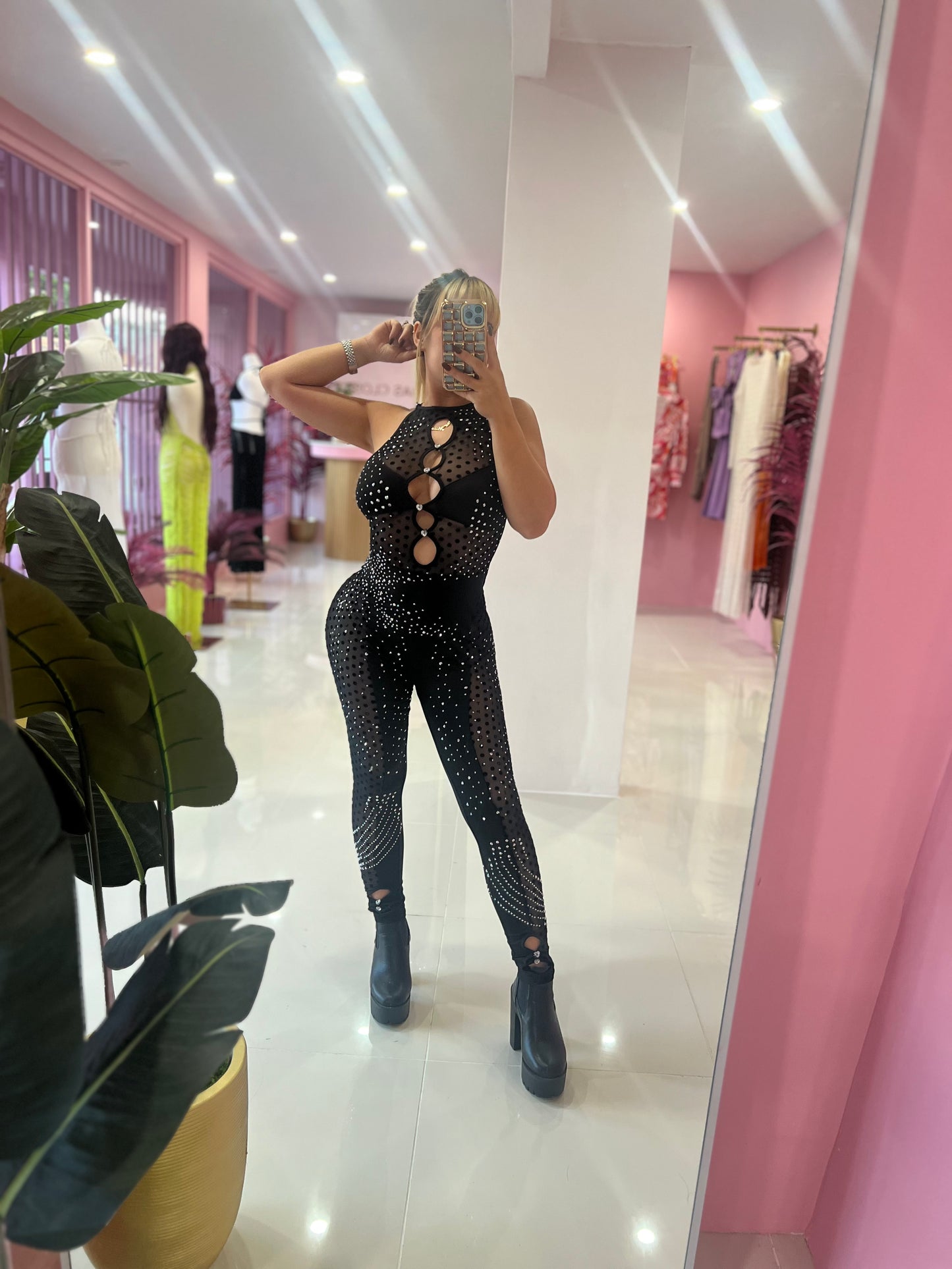 Jumpsuit Rhinestones