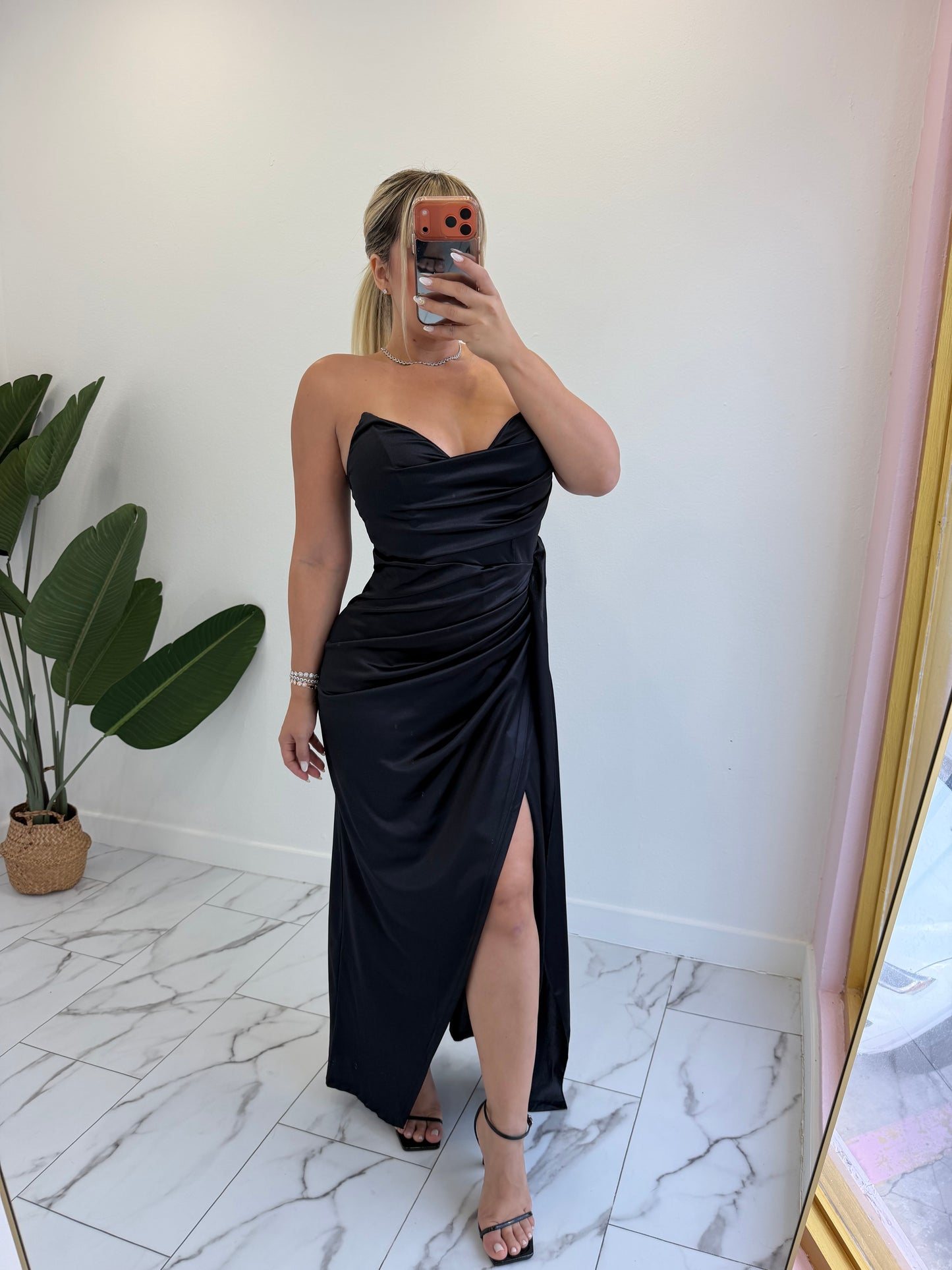 Maxi Satin Dress