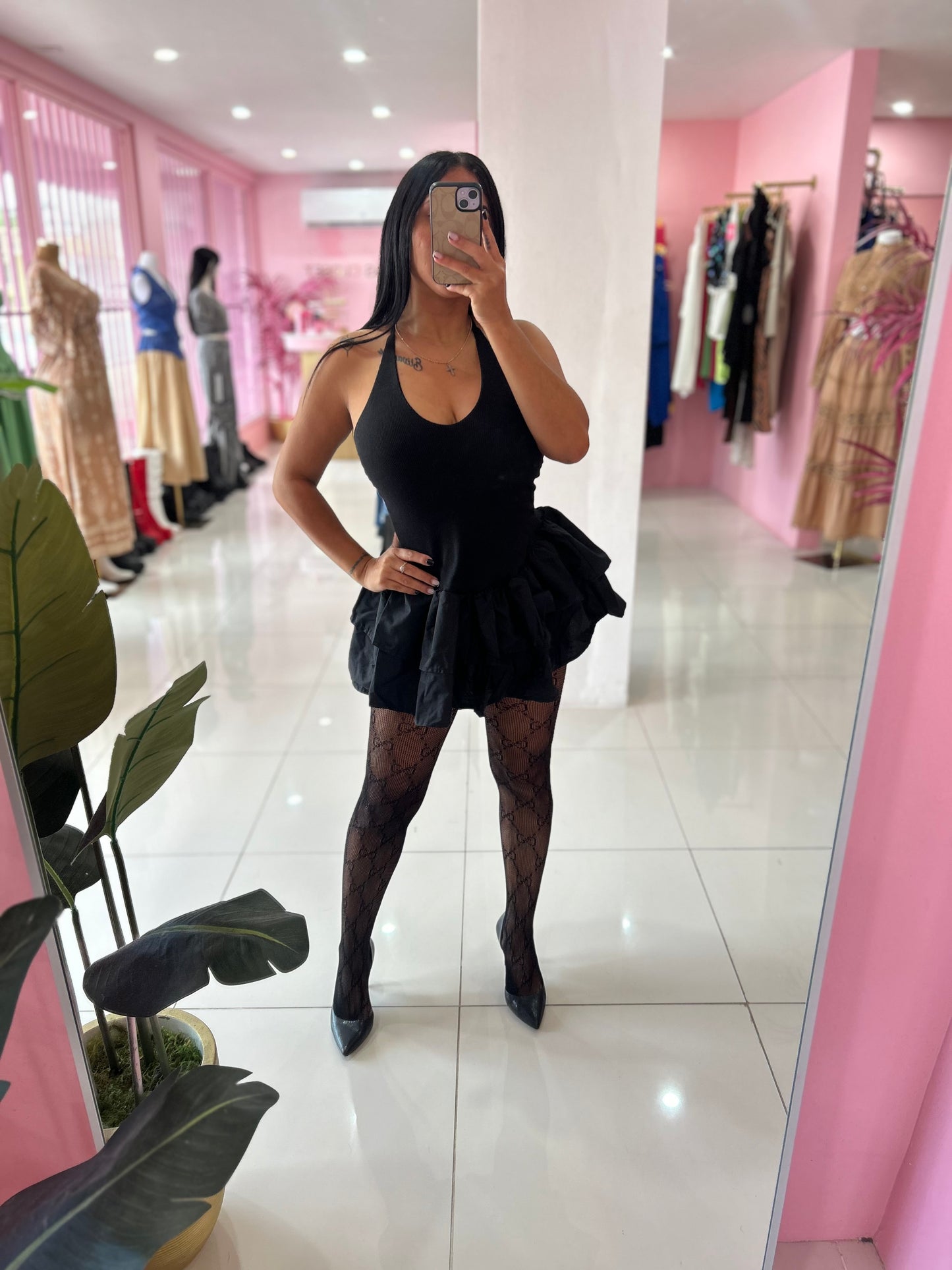 Coquette mini dress