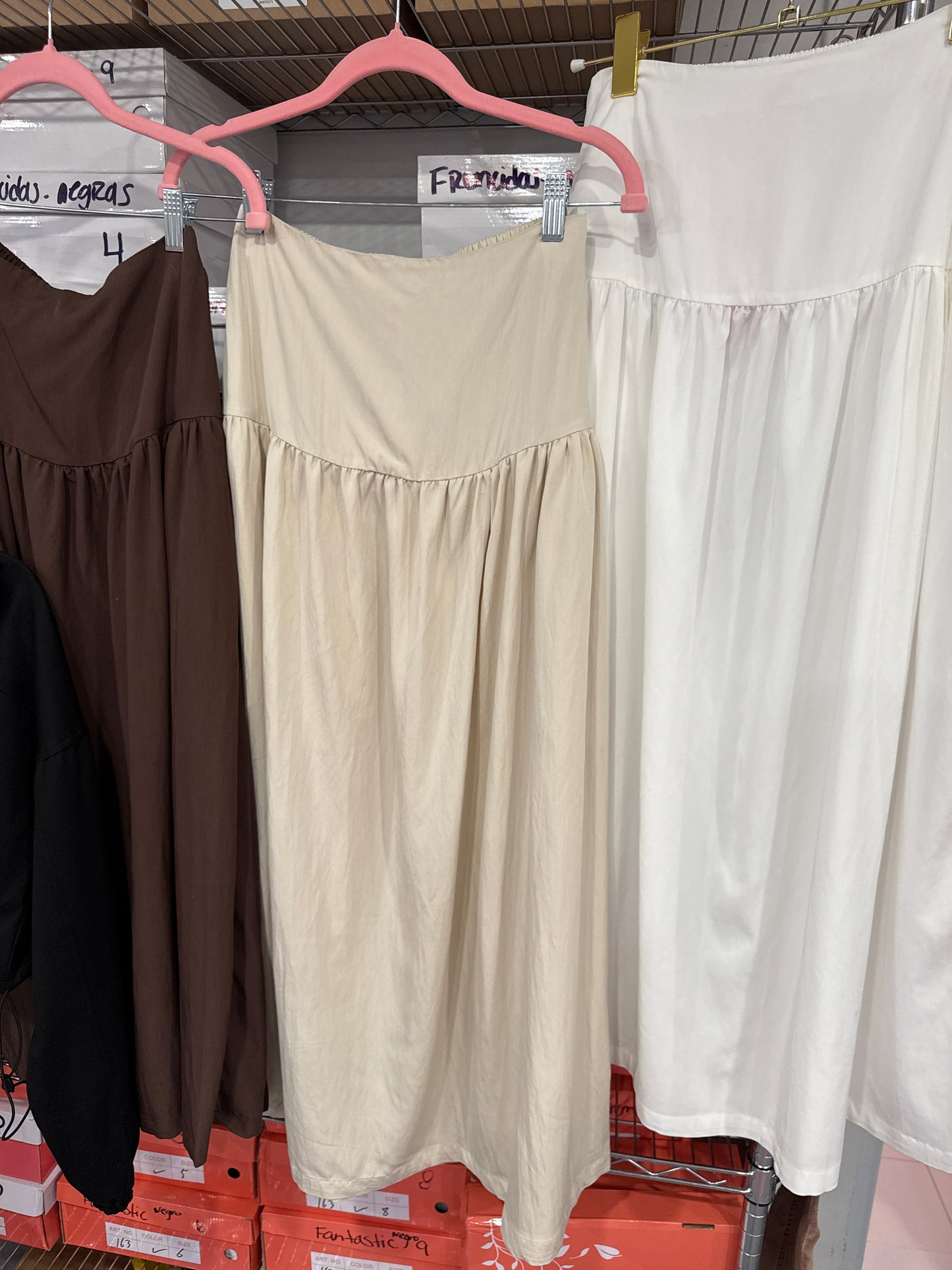 Pockets Maxi skirt