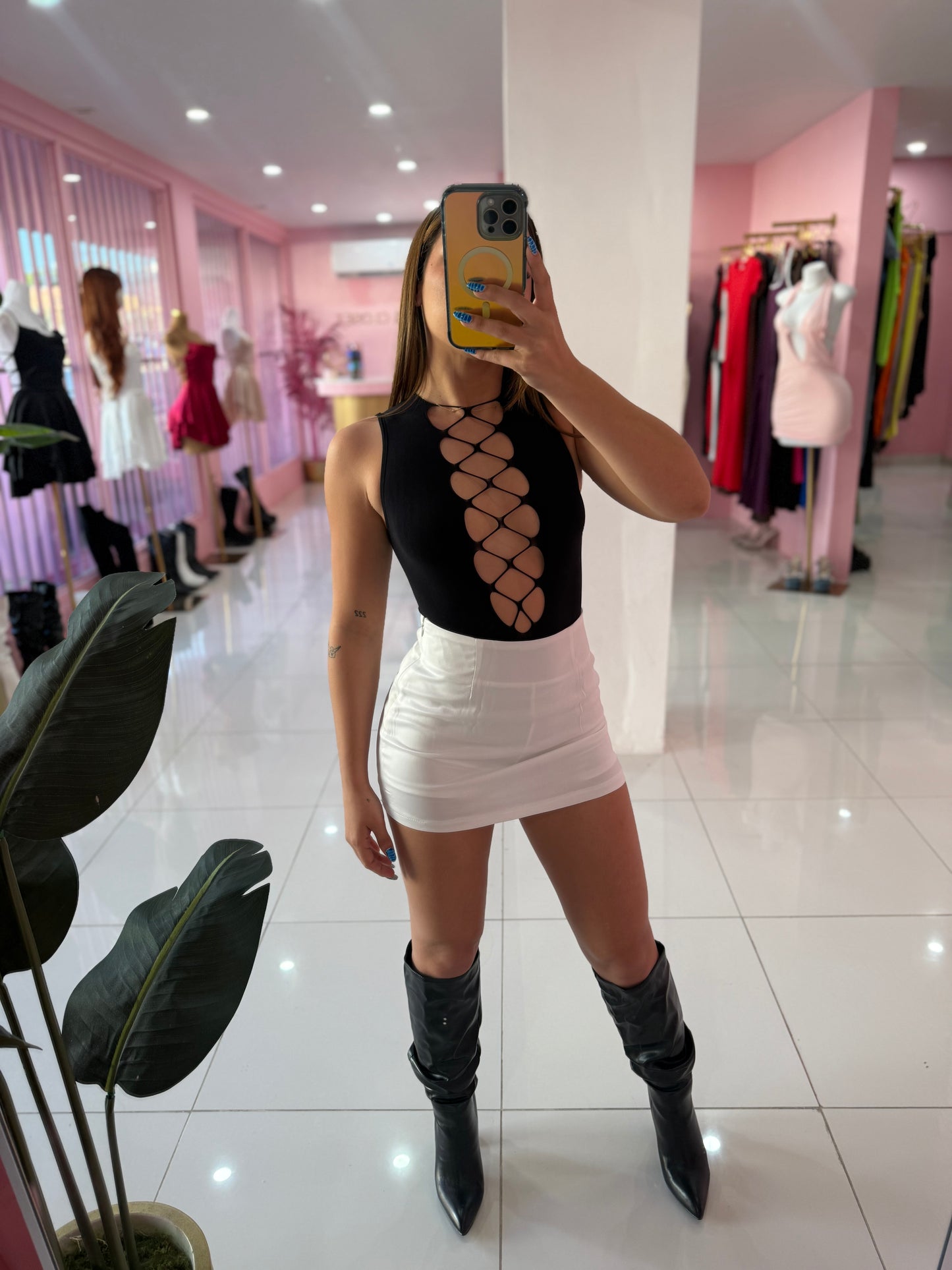 Satin Skort