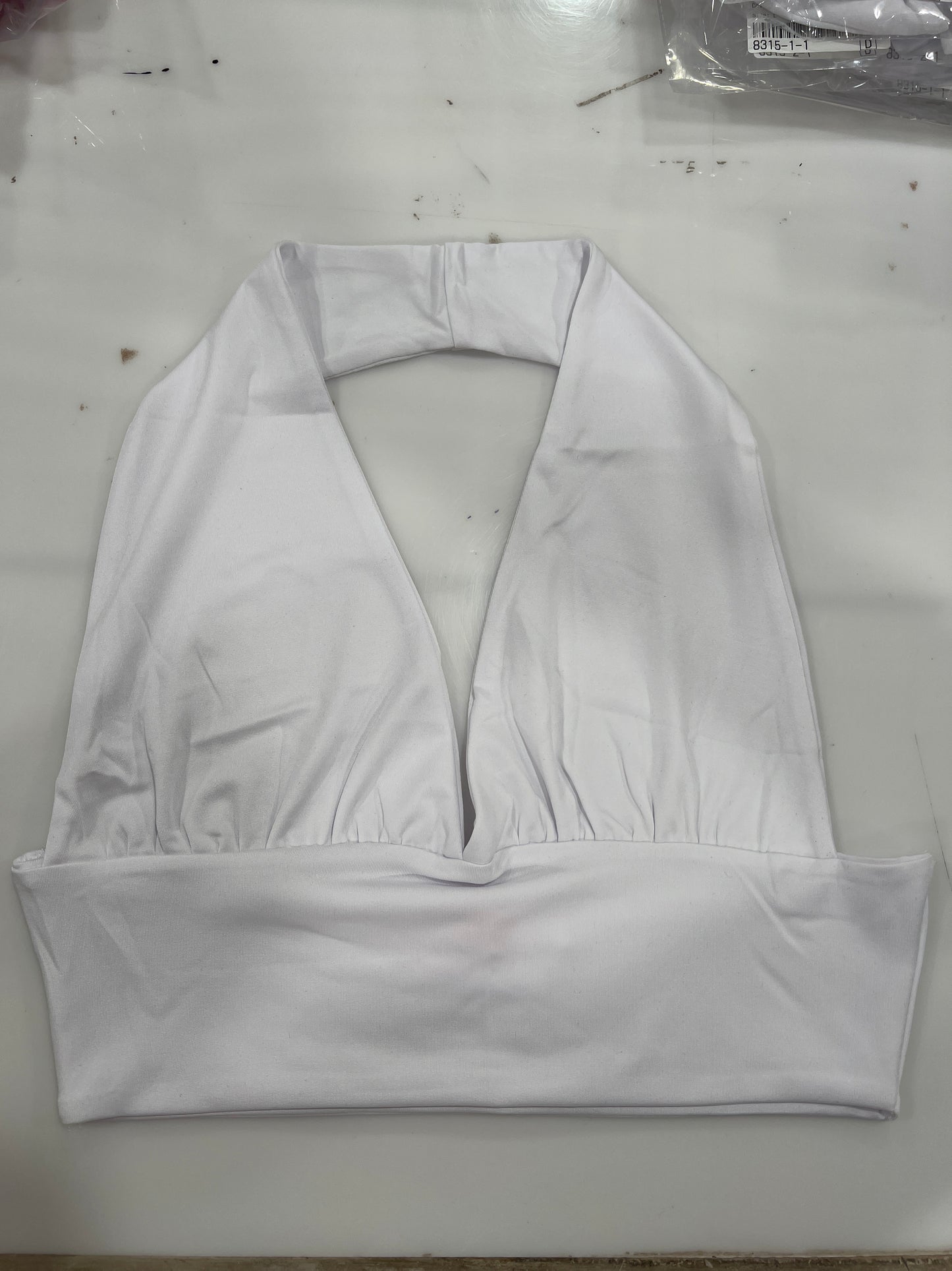 Halter V Crop Top