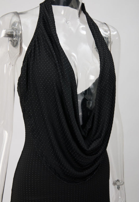 Halter dot dress