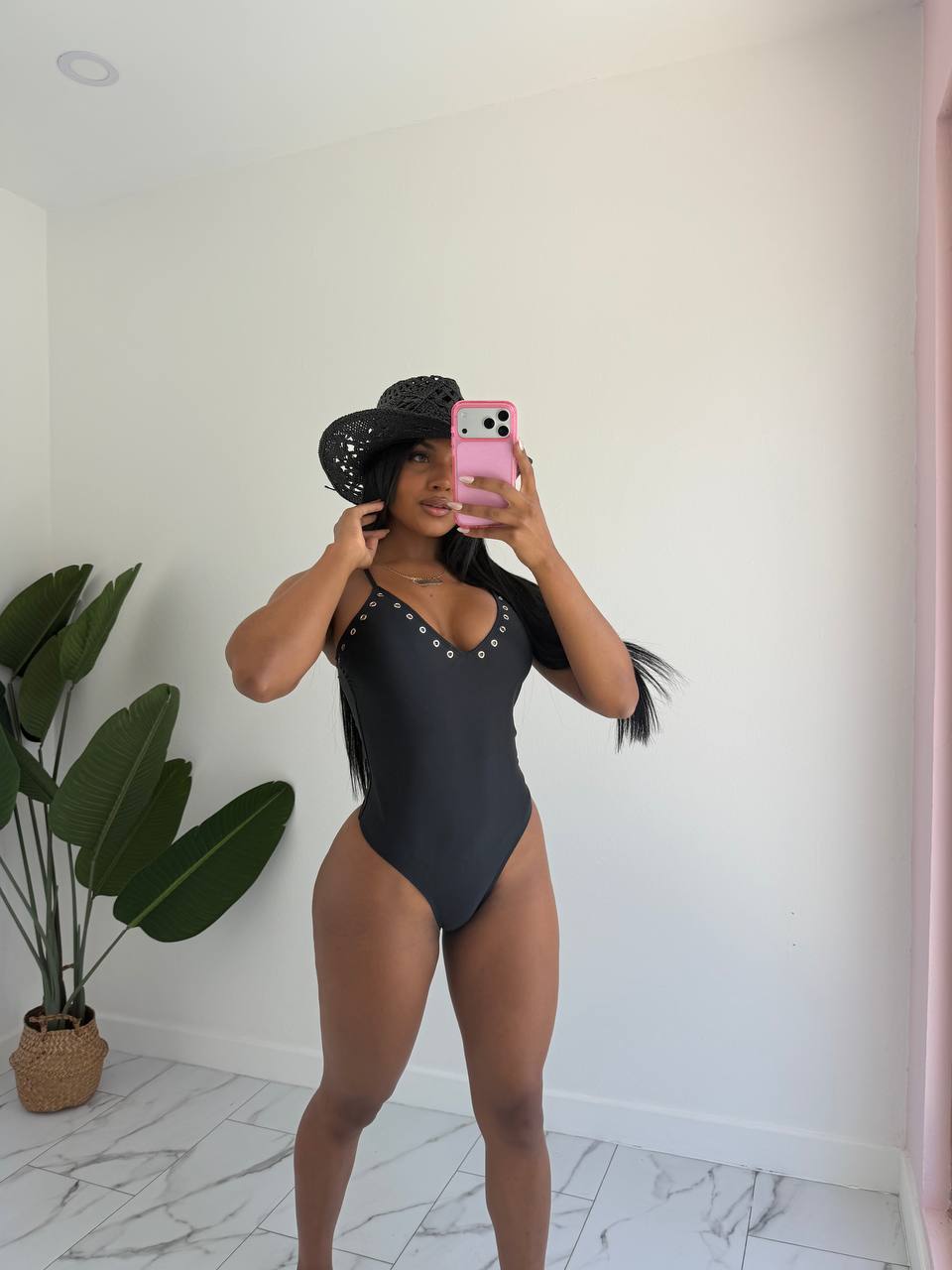 Thong Black Swimsuit