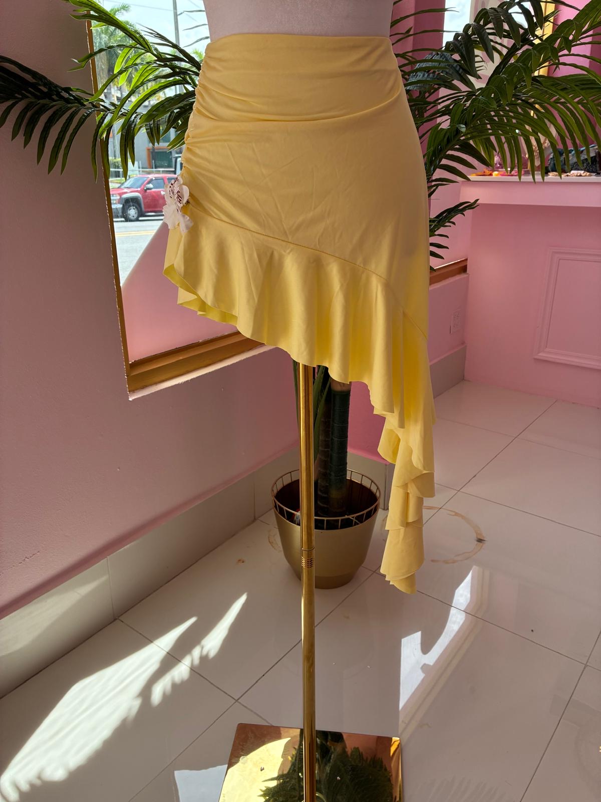 Halter ruffle set