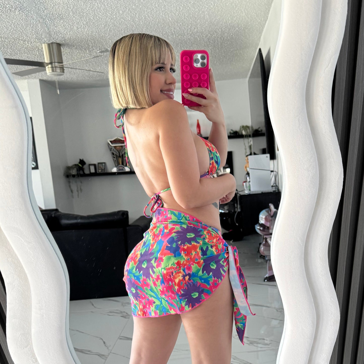 Acuarela Flower Bikini Set