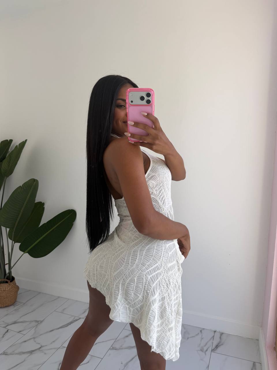 Irregular beach dress