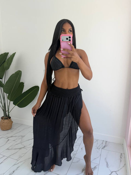 Maxi beach skirt