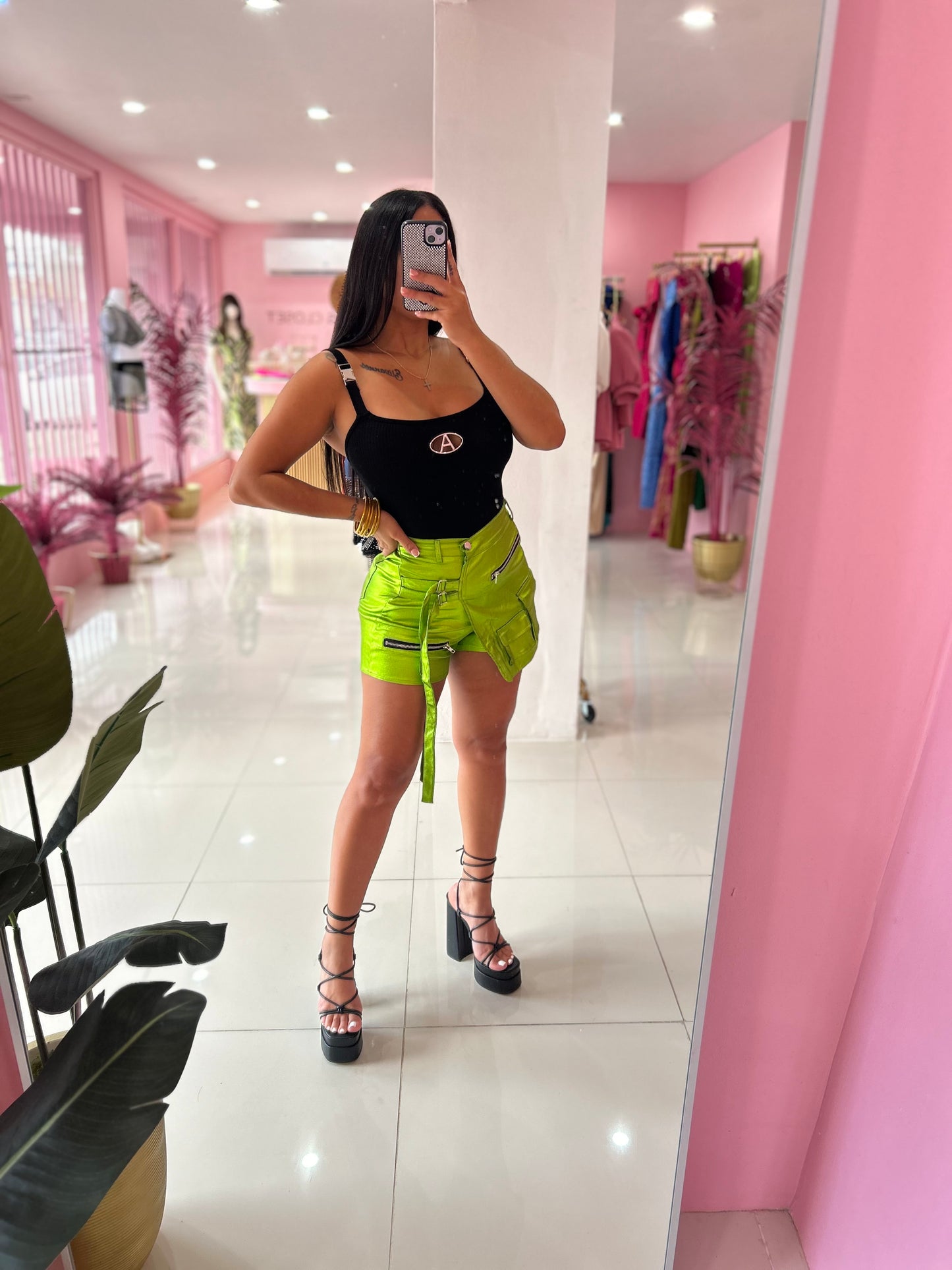 Metallic Skort