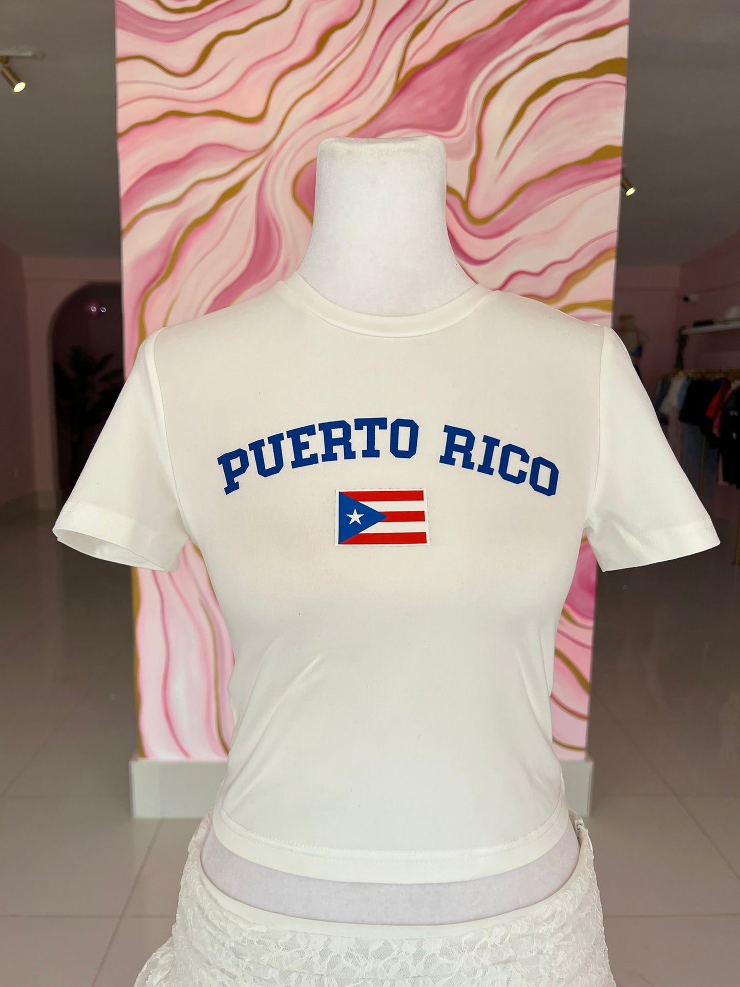 Blue PR basic top