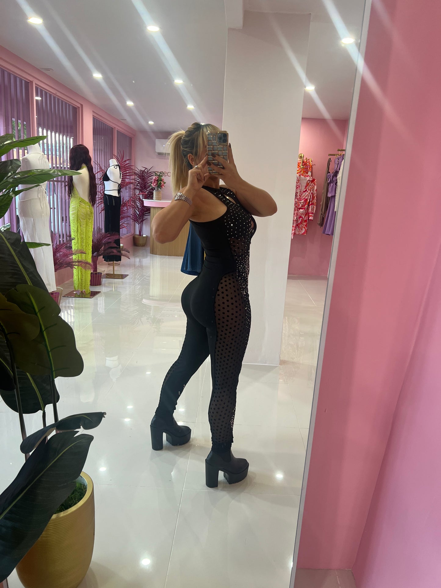 Jumpsuit Rhinestones