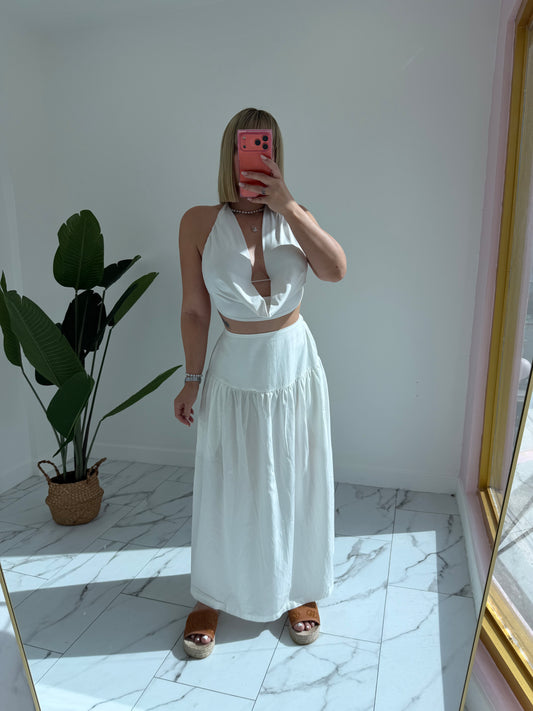 Pockets Maxi skirt