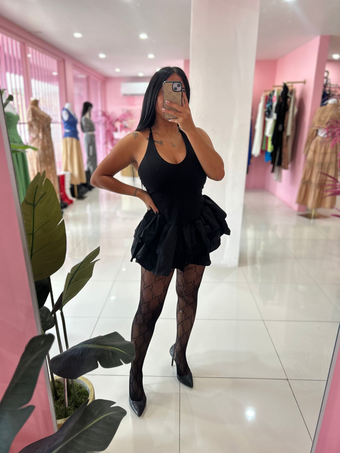 Coquette mini dress