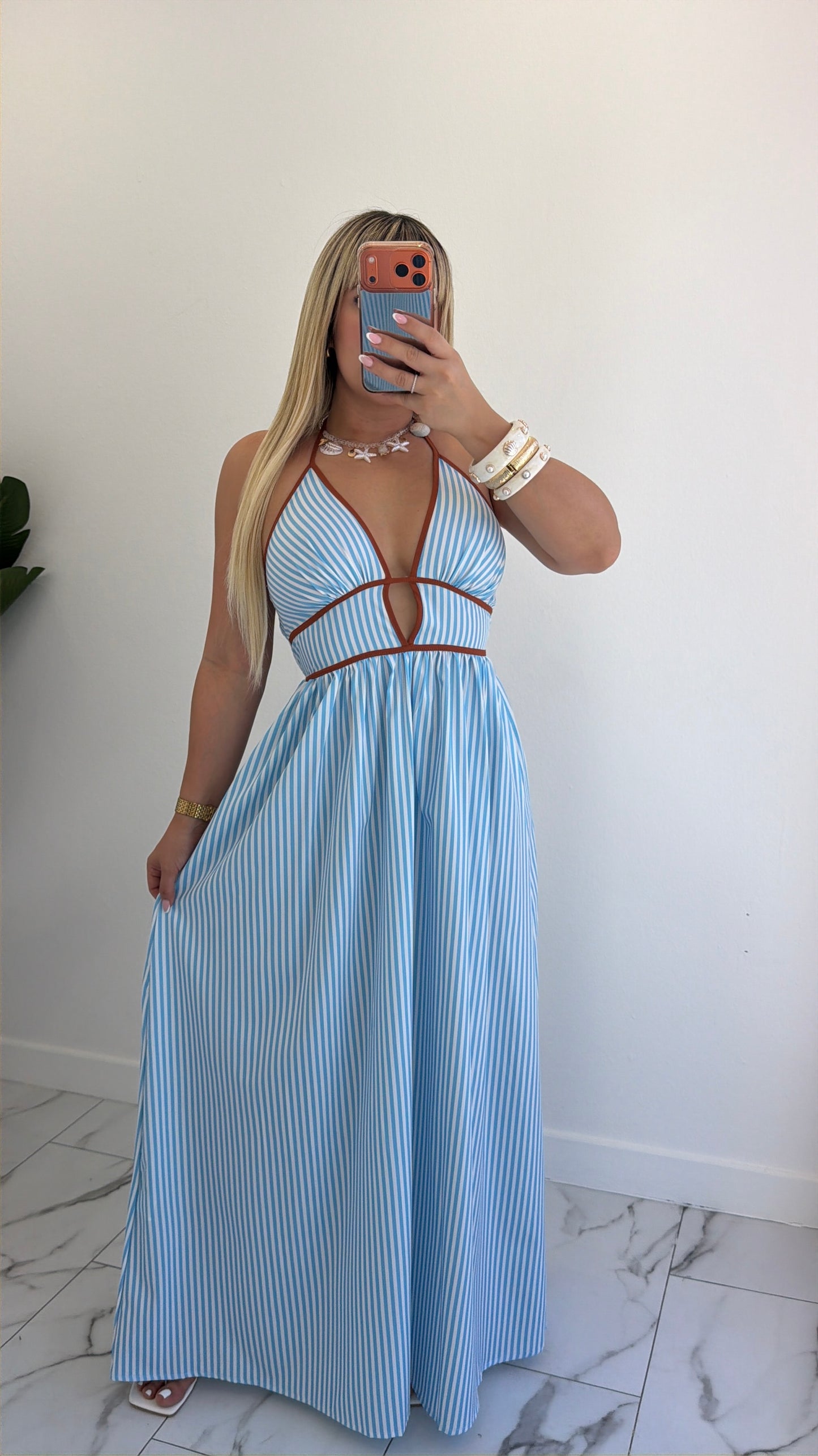 Maxi lines dress